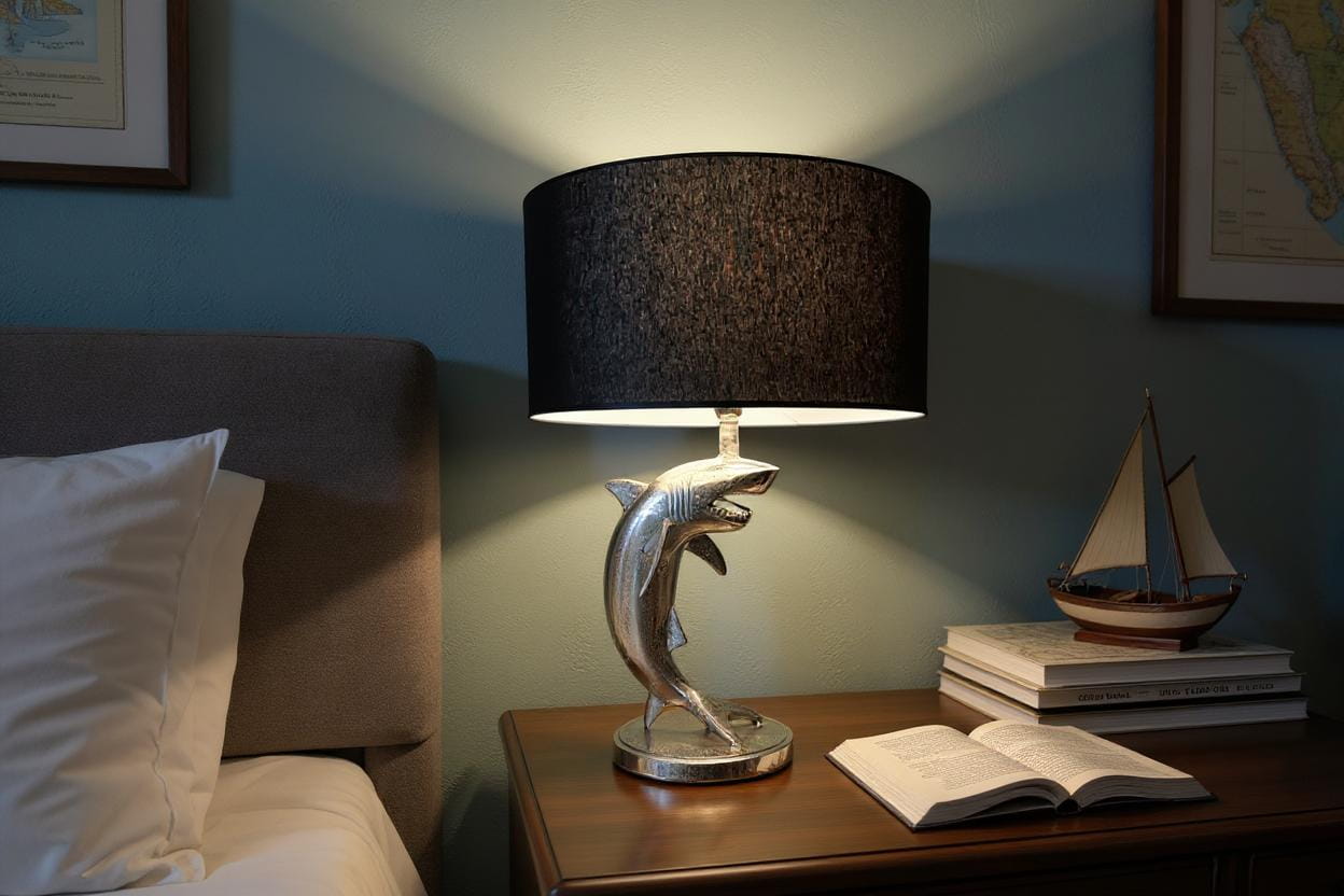 La Casa Alu Raw Lampenfuß Hai - 56 cm