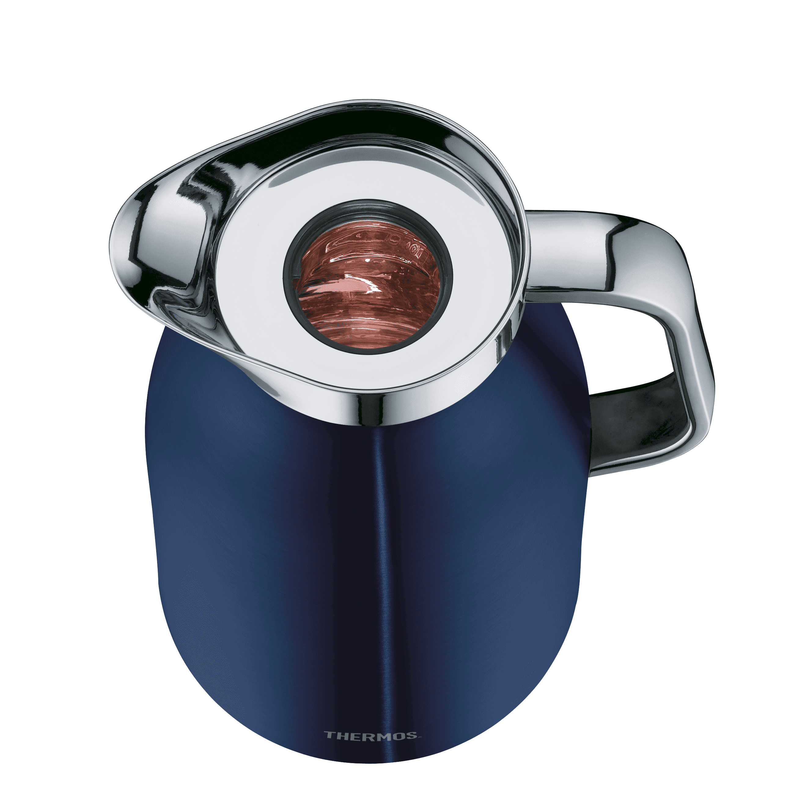 Thermos Isolierkanne Century, Mitternacht blau poliert, 1,0 l