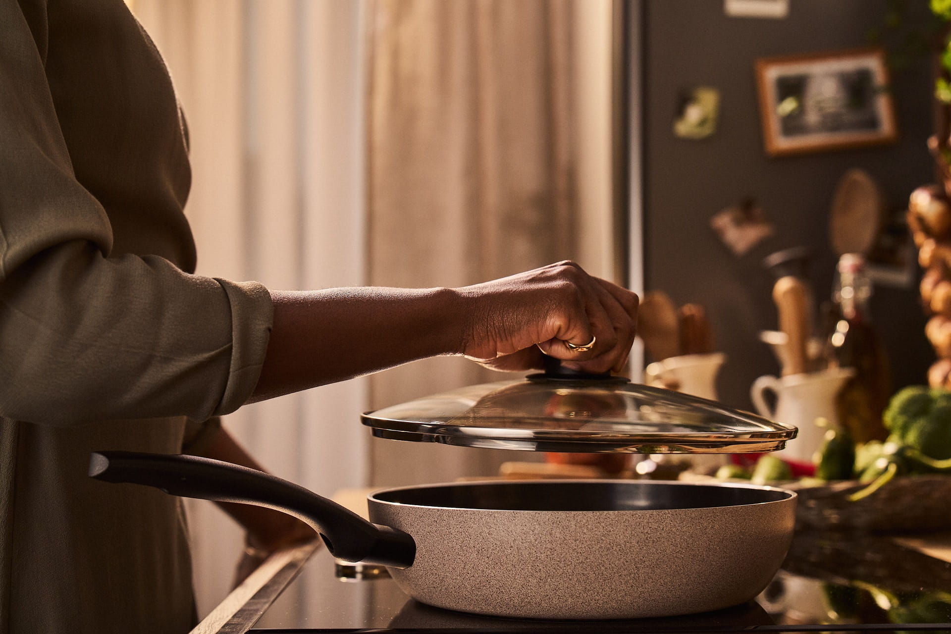 Ballarini Ledro Schmorpfanne 28 cm, Aluminium, Keramikbeschichtung