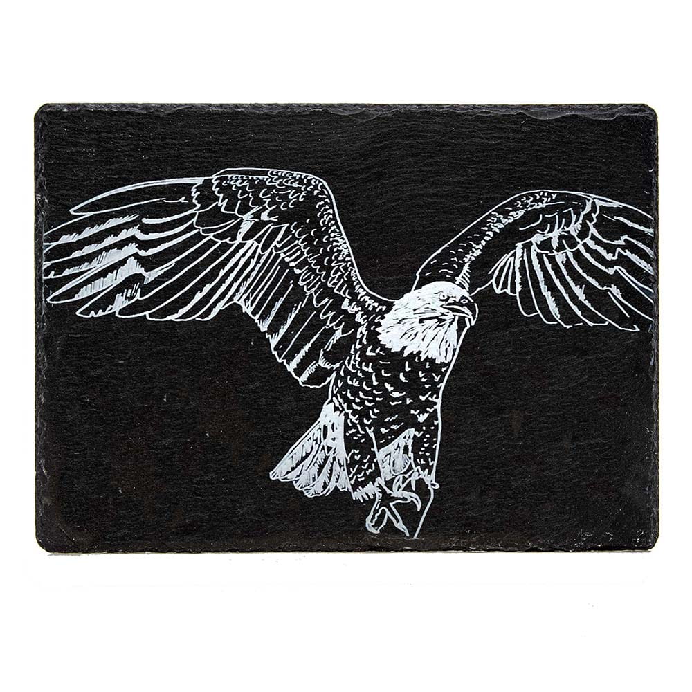 Scottish Schiefer Käsebrett - Adler 35 x 25 cm