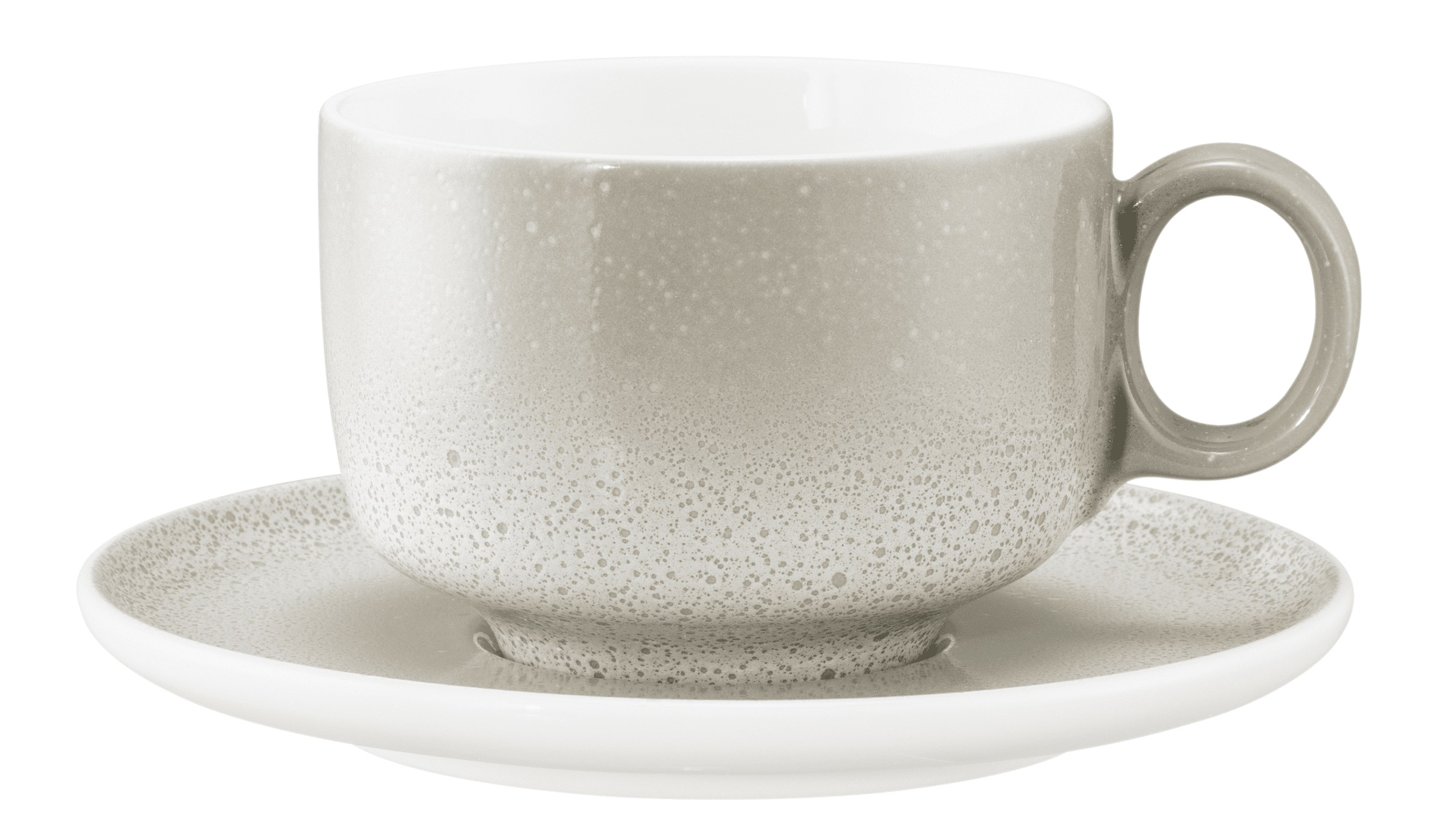 Seltmann Porzellan Sento Home Aura cream Milchkaffeeobertasse 0,35 l mit Henkel