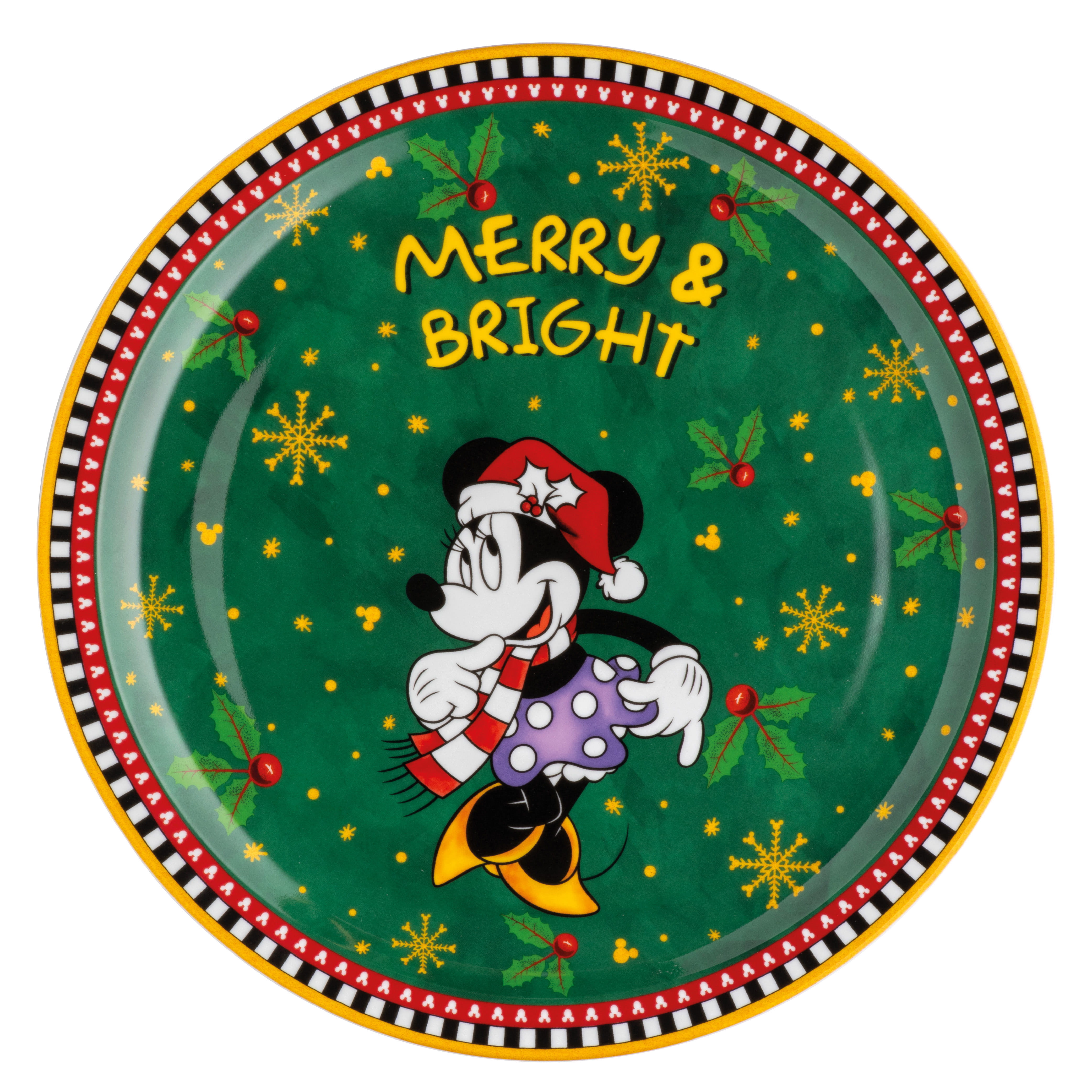 Gilde Disney Teller Minnie Mouse - Winter Magic - 31cm