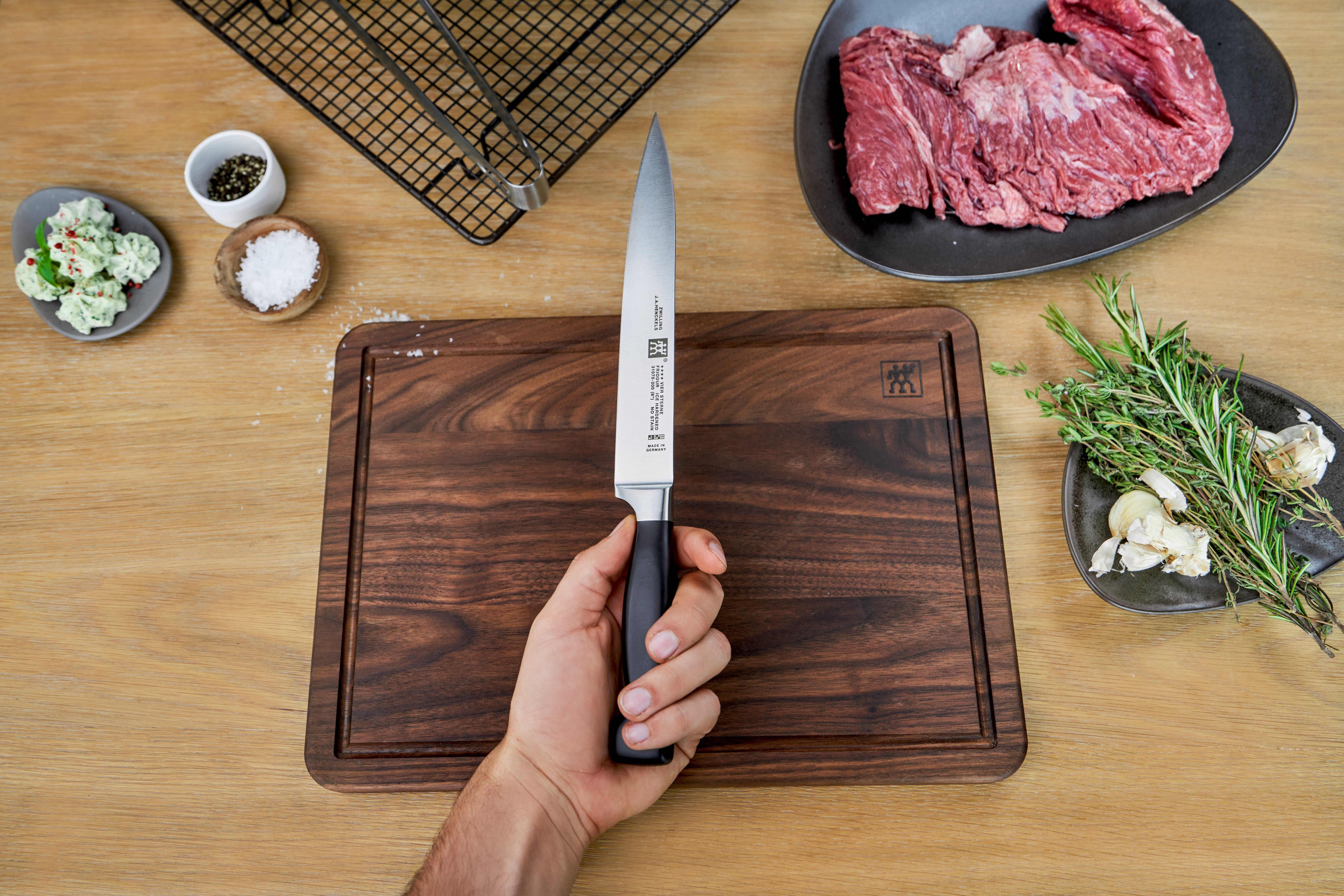 Zwilling Vier Sterne Fleischmesser 200 mm