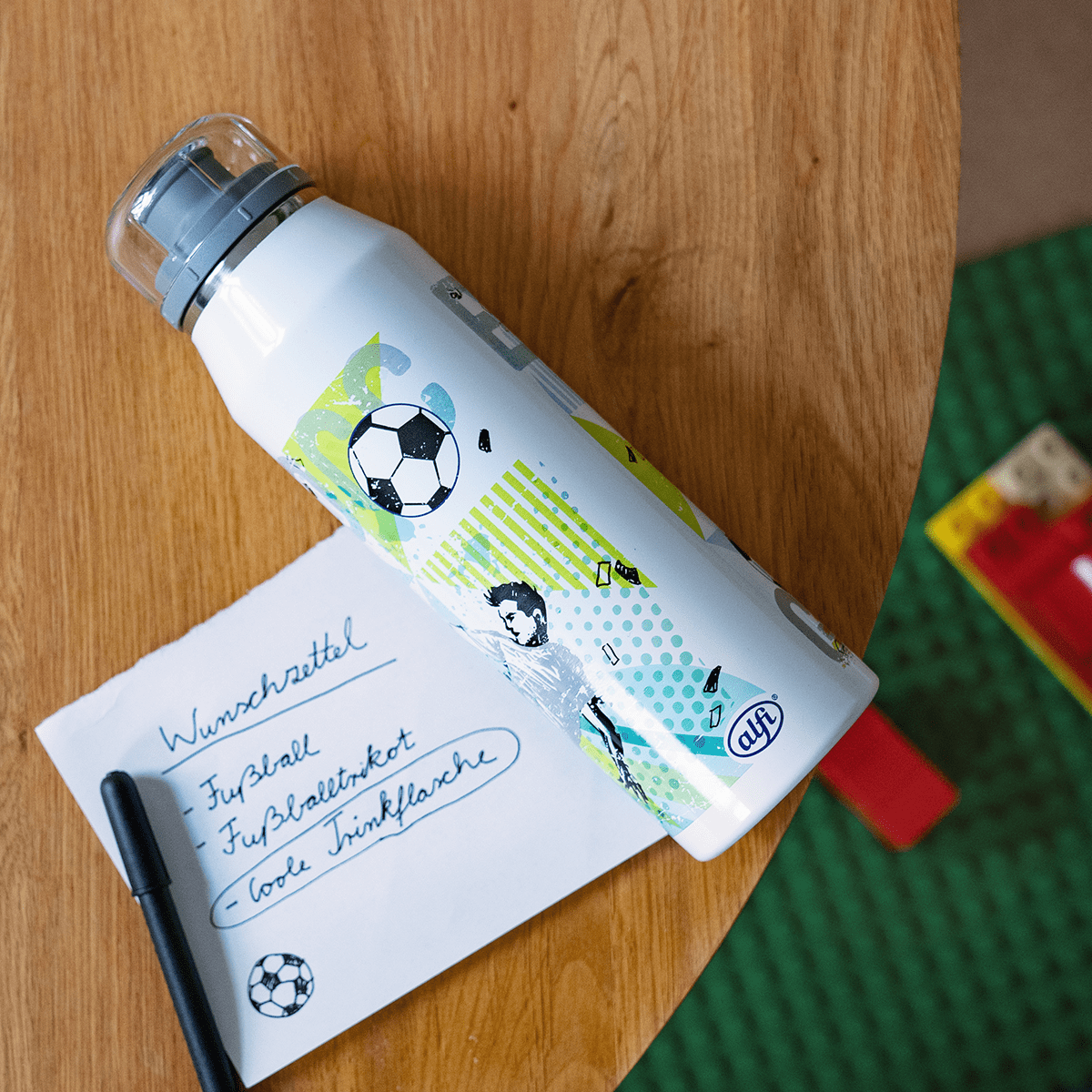 alfi Isolierflasche ISO BOTTLE Goal / Fussball 0,50 l