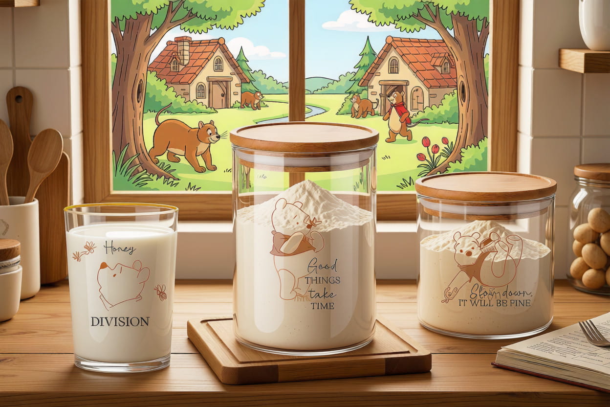 Gilde Disney Trinkglas Winnie Pooh - Good Company - Honey division