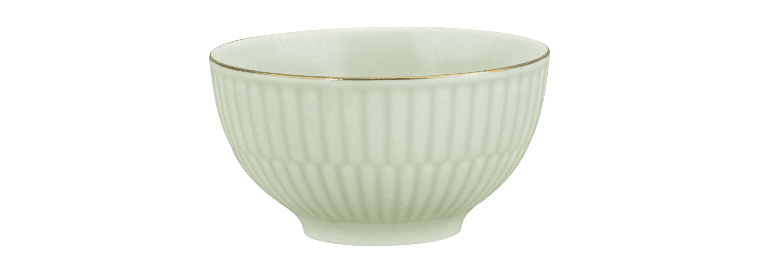 Seltmann Porzellan Amina Seladon / Goldrand Dipschale 0,14 l