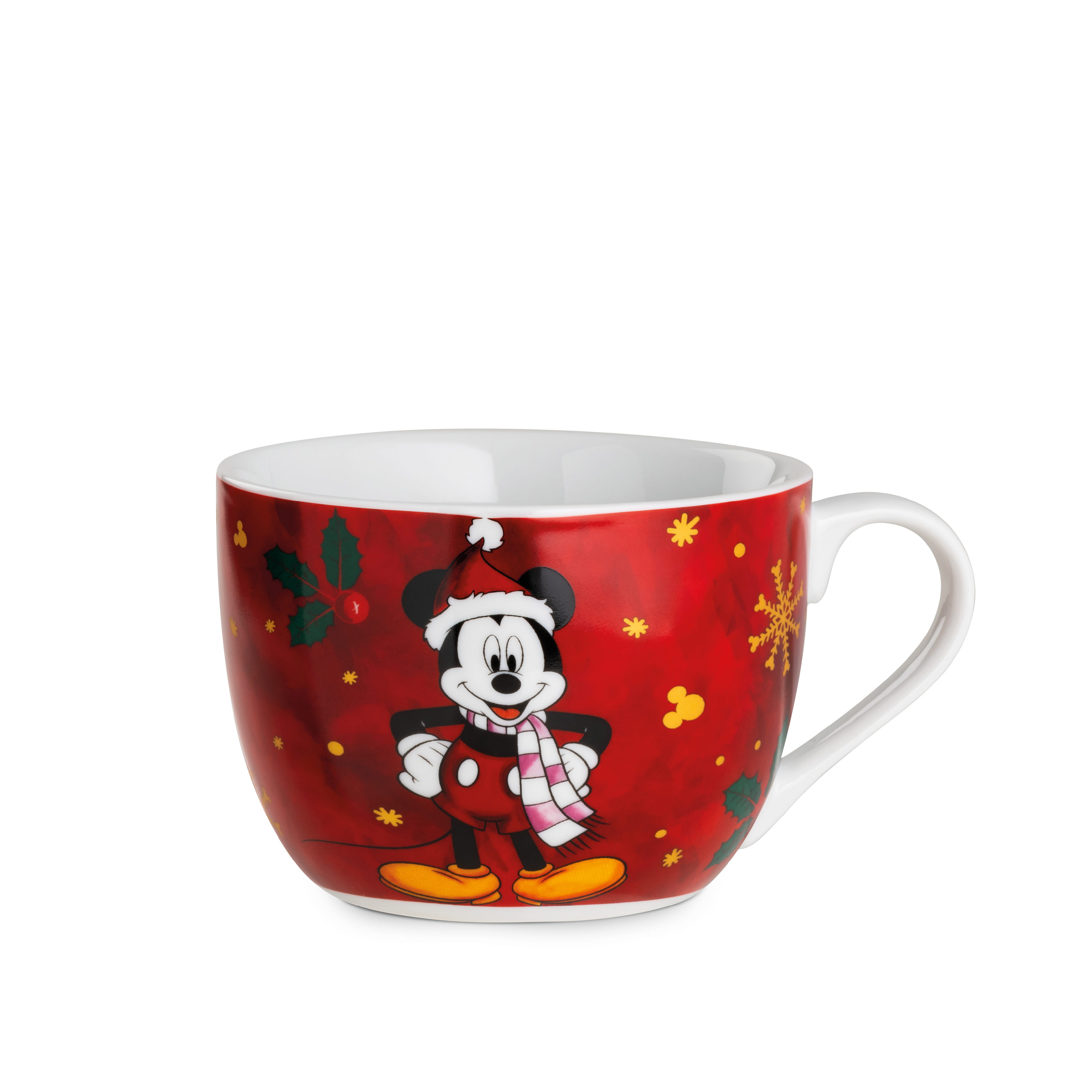 Gilde Disney Cappucinotasse Mickey Mouse - Winter Magic - 520ml 