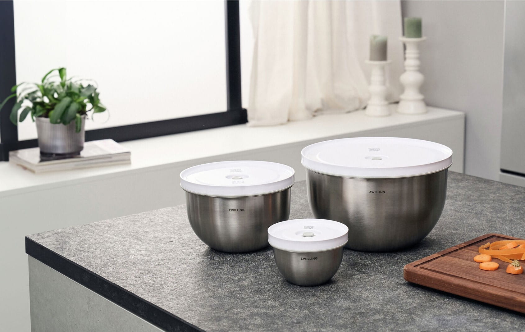 Zwilling Fresh & Safe Vakuumschüssel Set S/M/L 6-tlg