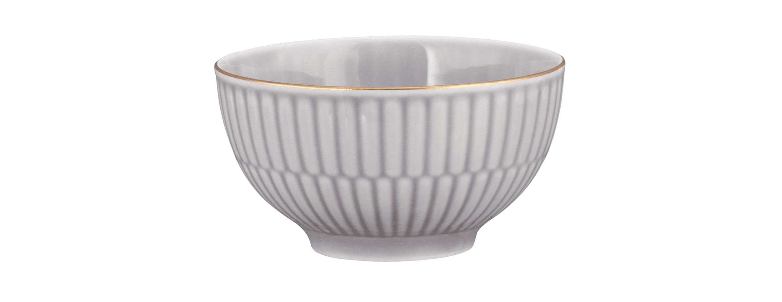 Seltmann Porzellan Amina Silbergrau / Goldrand Dipschale 0,14 l