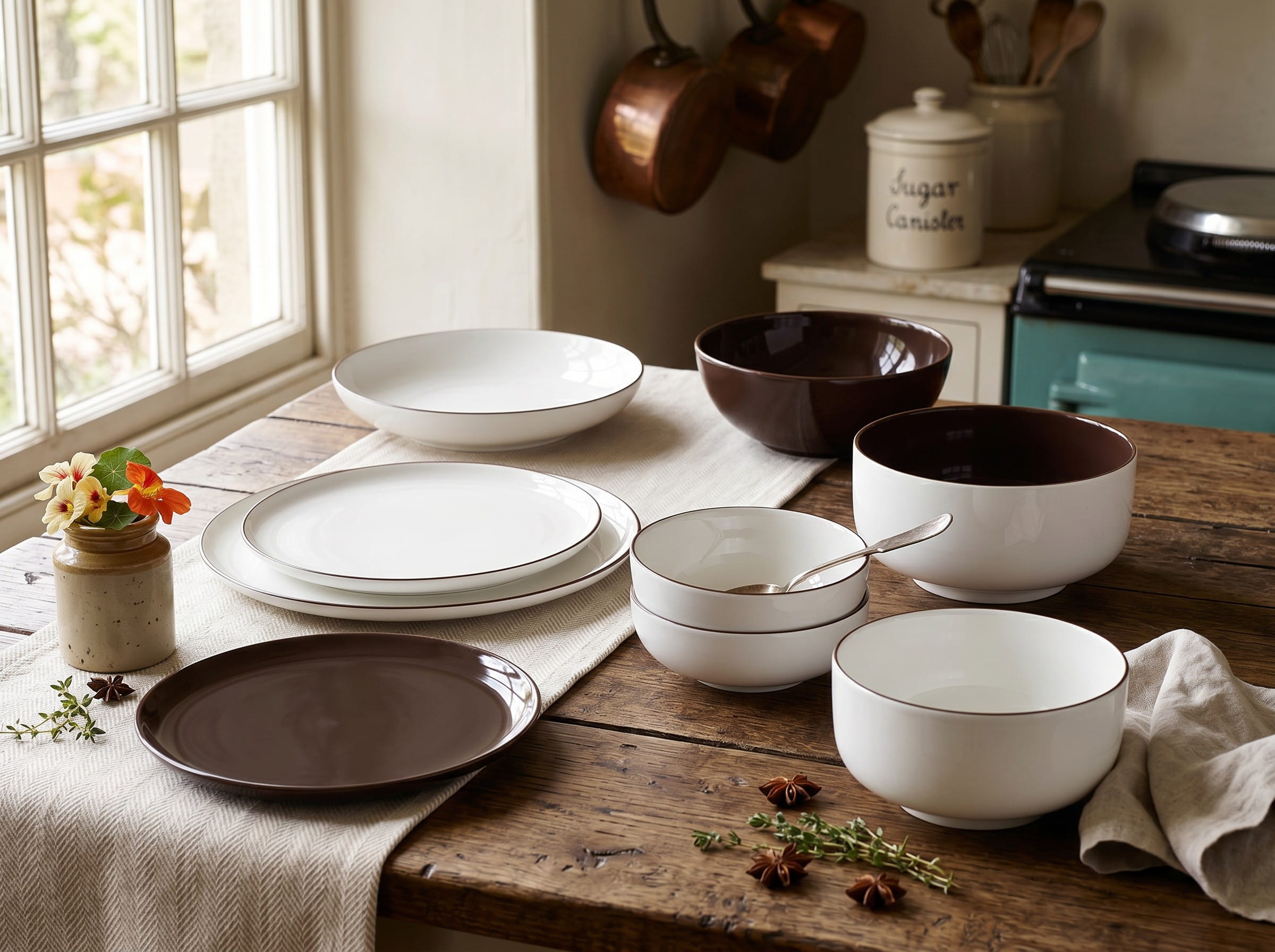 Seltmann Porzellan Sento Home Chocolate Brown Lifestyle