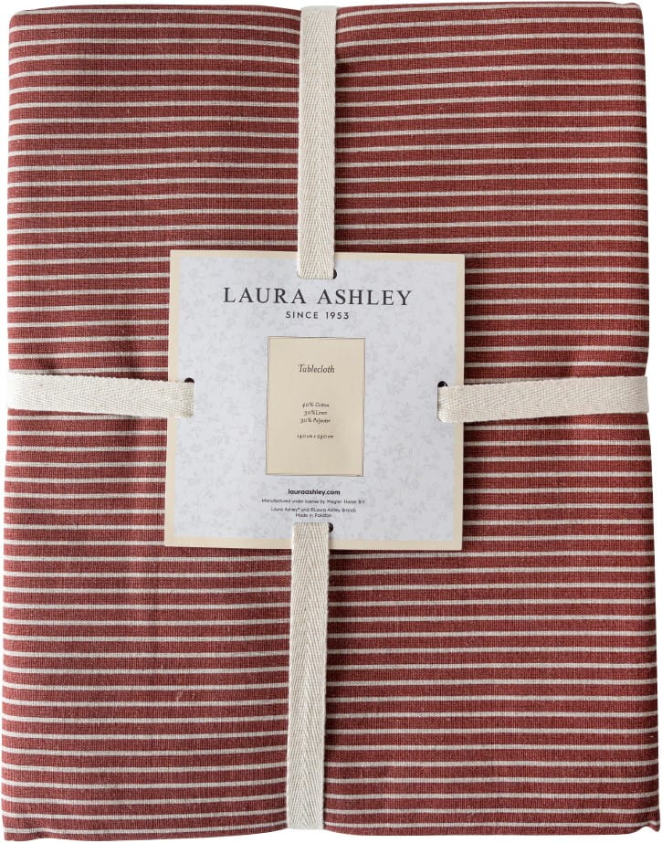 Laura Ashley Kitchen Linen Tischdecke Daniela rot, 140 x 240 cm