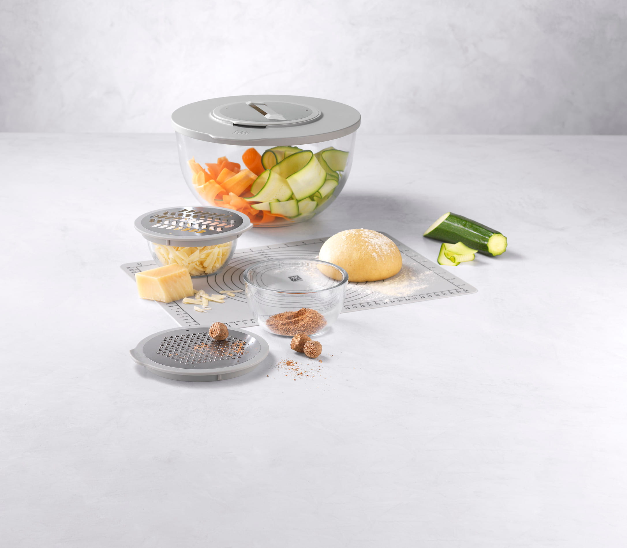 Zwilling Fresh & Safe Zubehör Set  5-tlg  Reiben / Hobeln