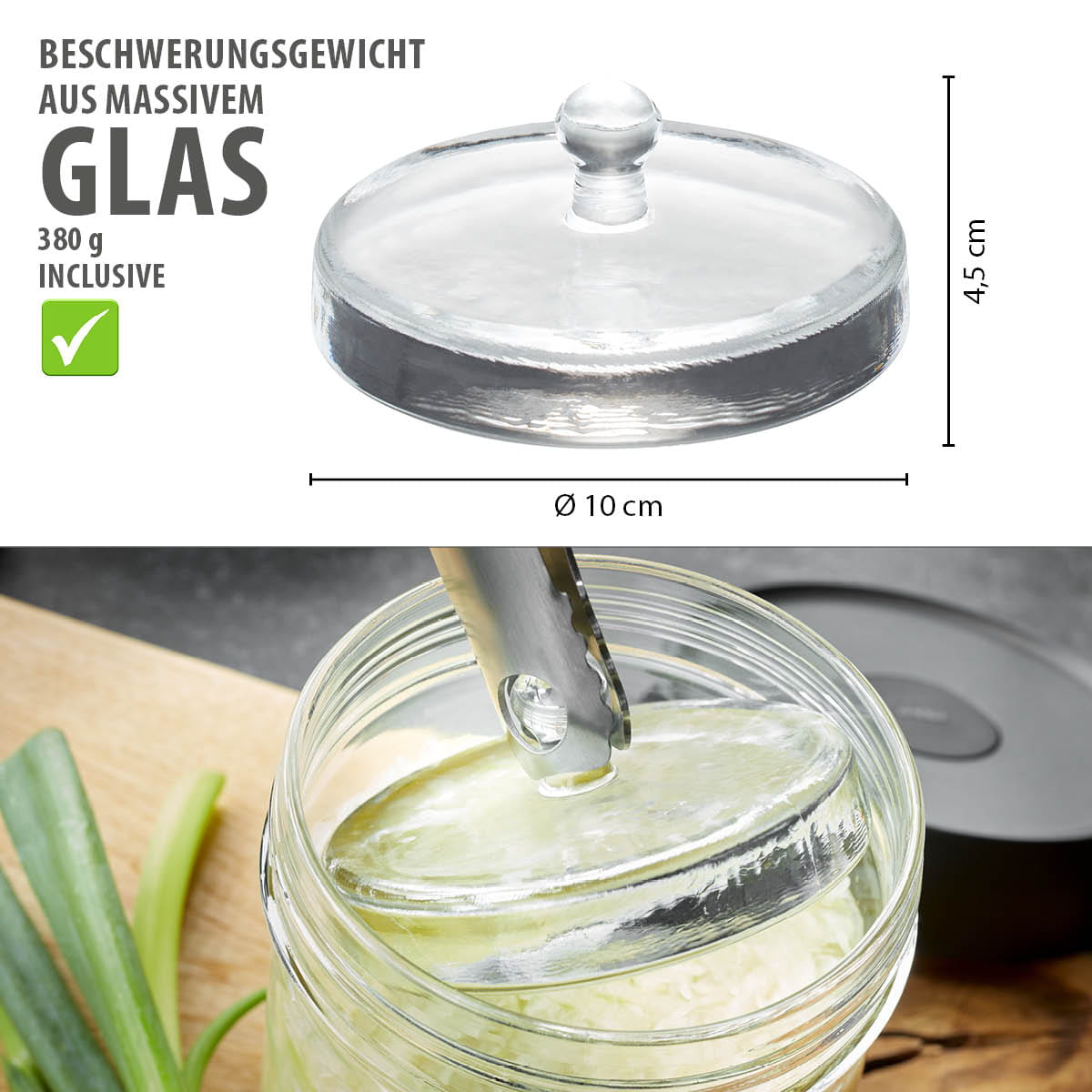 GEFU Fermentierglas NATIVO, 1 l
