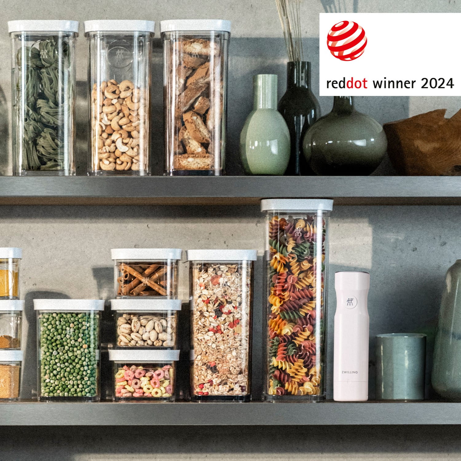 Zwilling Fresh & Save Cube Box 3S, Transparent-Weiß