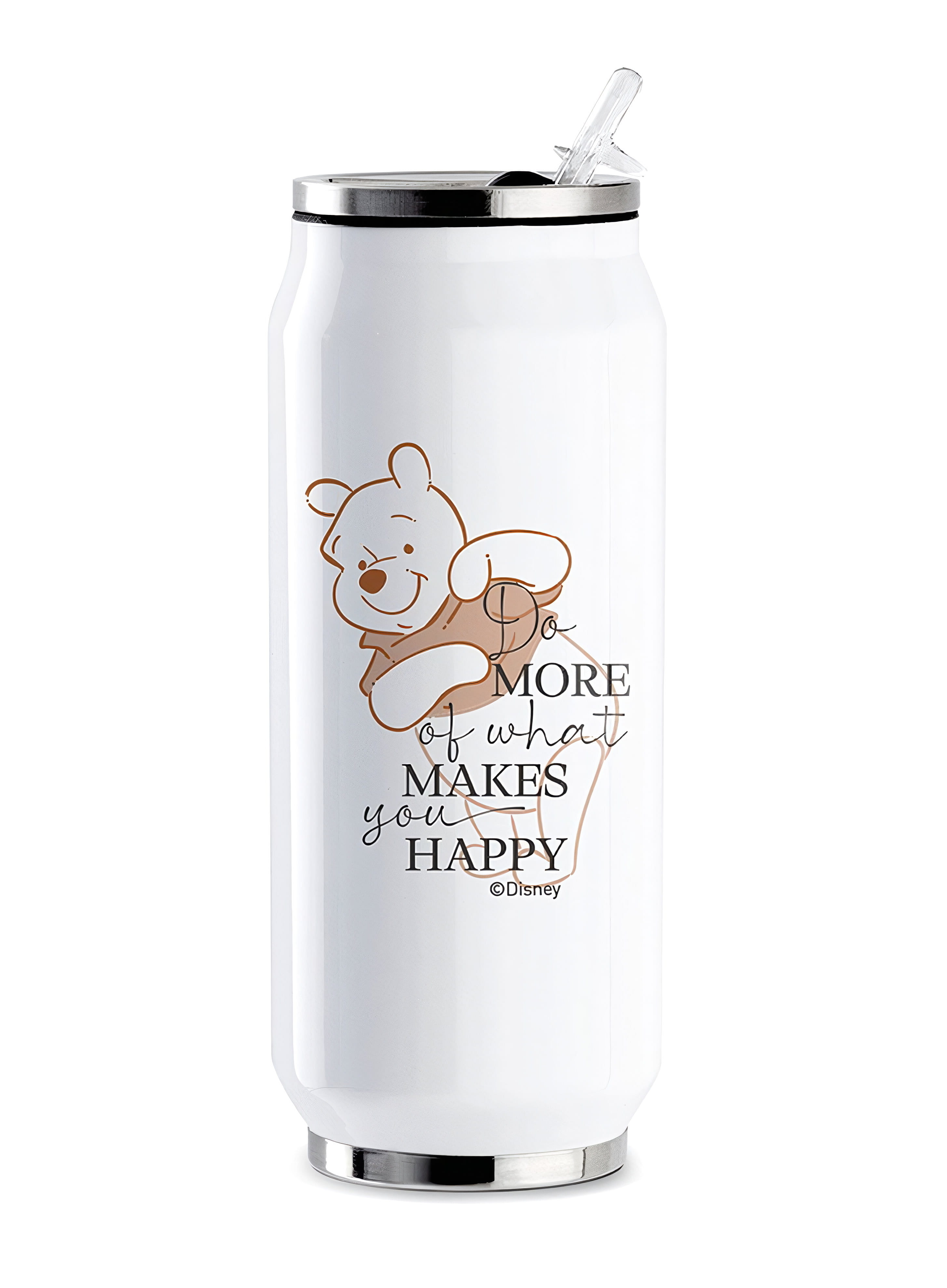 Gilde Disney Isoliertrinkbecher Winnie Pooh -  Good Company - Do more of what makes you happy 0,4l