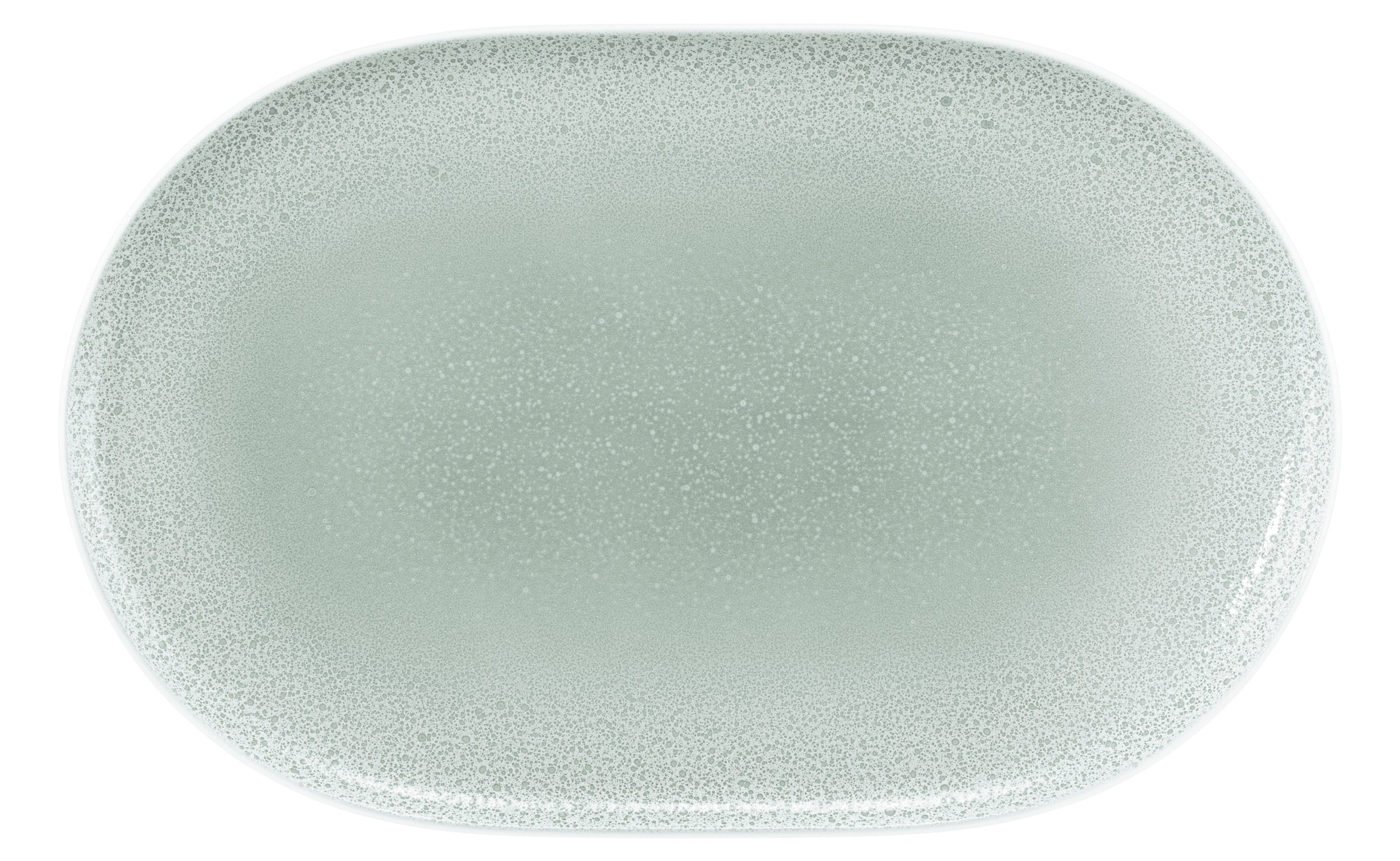 Seltmann Porzellan Sento Home Aura mint Teller/Servierplatte oval 38x24 cm