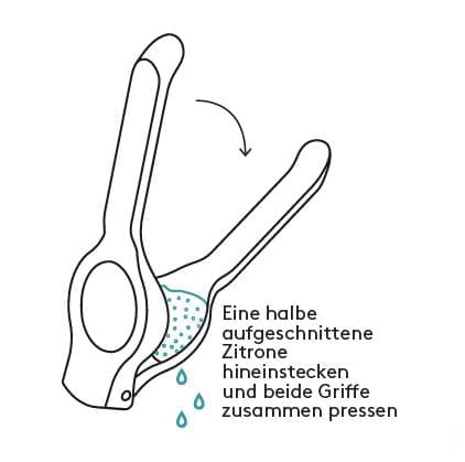 VINERS  Zitronenpresse mit Flaschenöffner