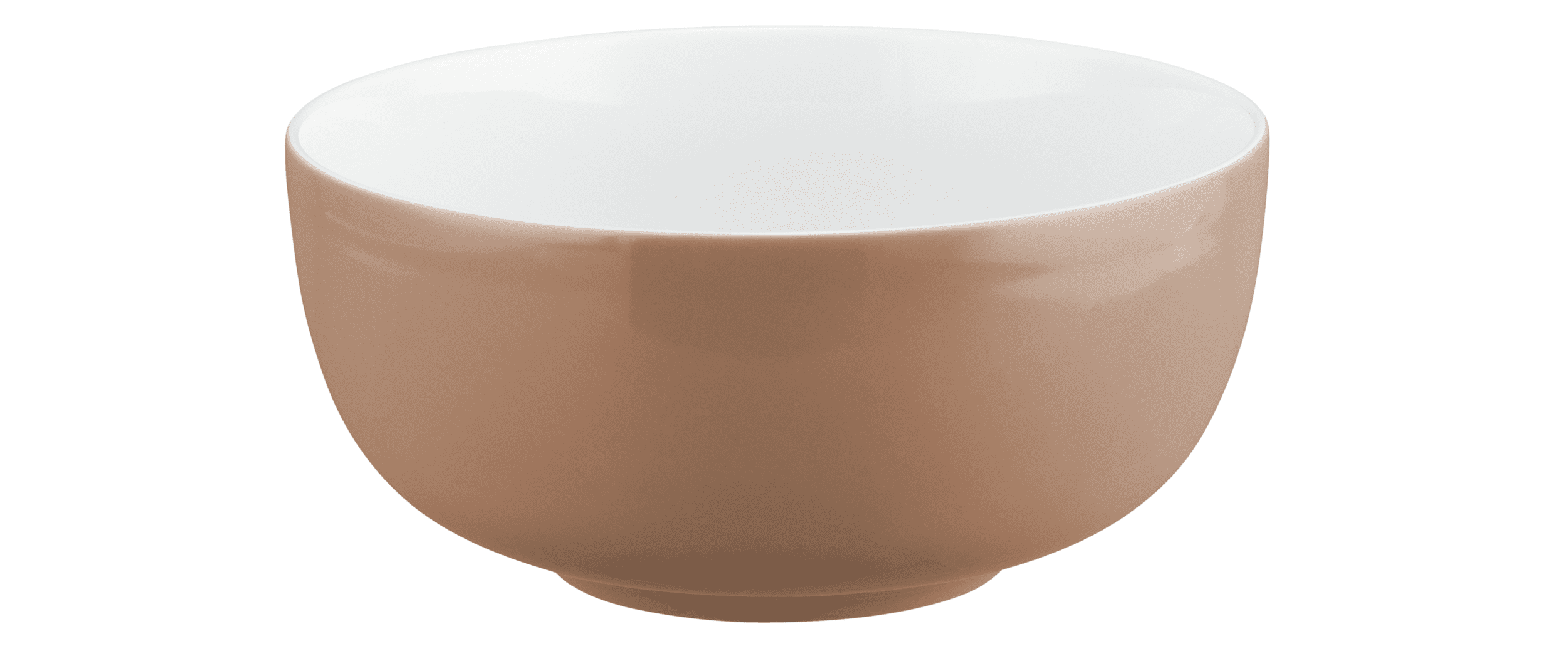 Seltmann Porzellan Liberty Pure Colors cocoa brown Müslischale 15 cm