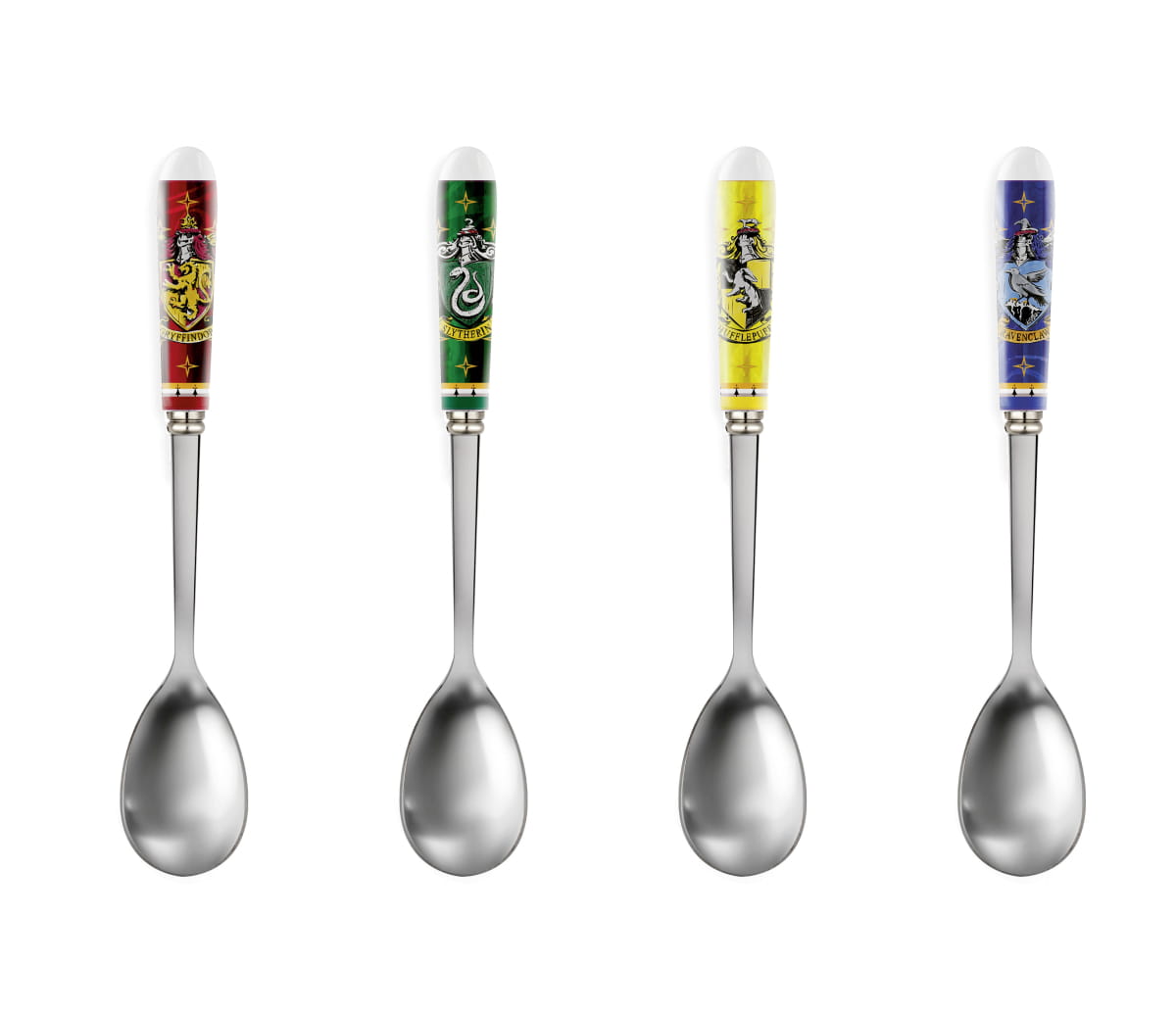 Gilde Harry Potter Kaffeelöffel Keramik / Edelstahl, Hogwarts-Häuser Ravenclaw, Gryffindor, Slytherin, Hufflepuff 