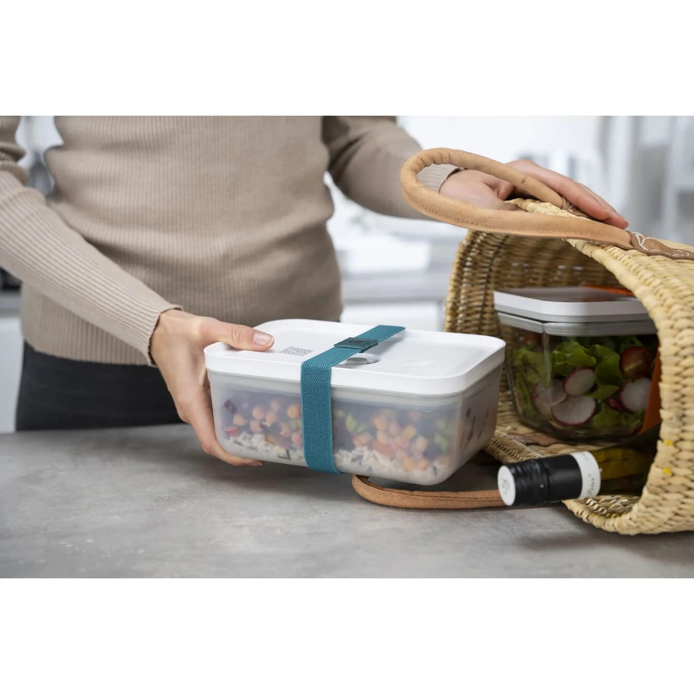 Zwilling Fresh & Save Lunchbox M - Kunststoff Semitransparent-La Mer