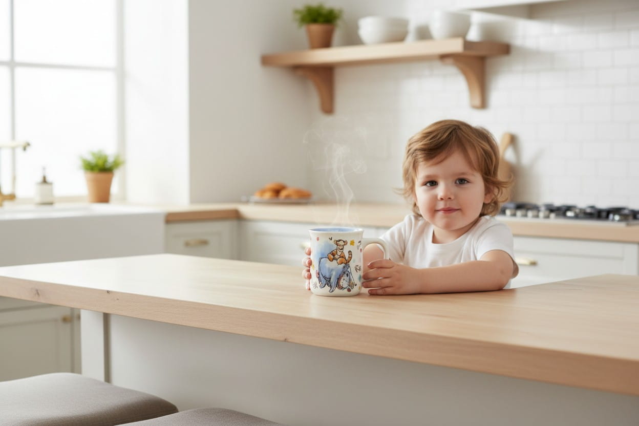 Gilde Disney Porzellan Tasse / Becher „Winnie Poohs Esel“ 370ml