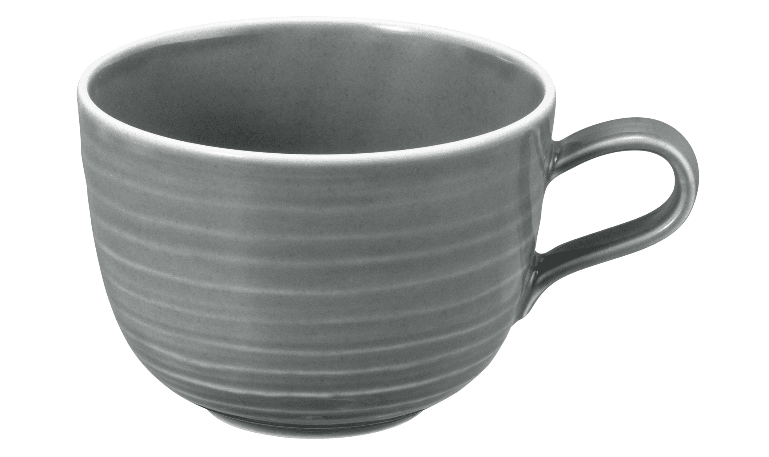 Seltmann Porzellan Terra Perlgrau Milchkaffeeobertasse 0,38 l