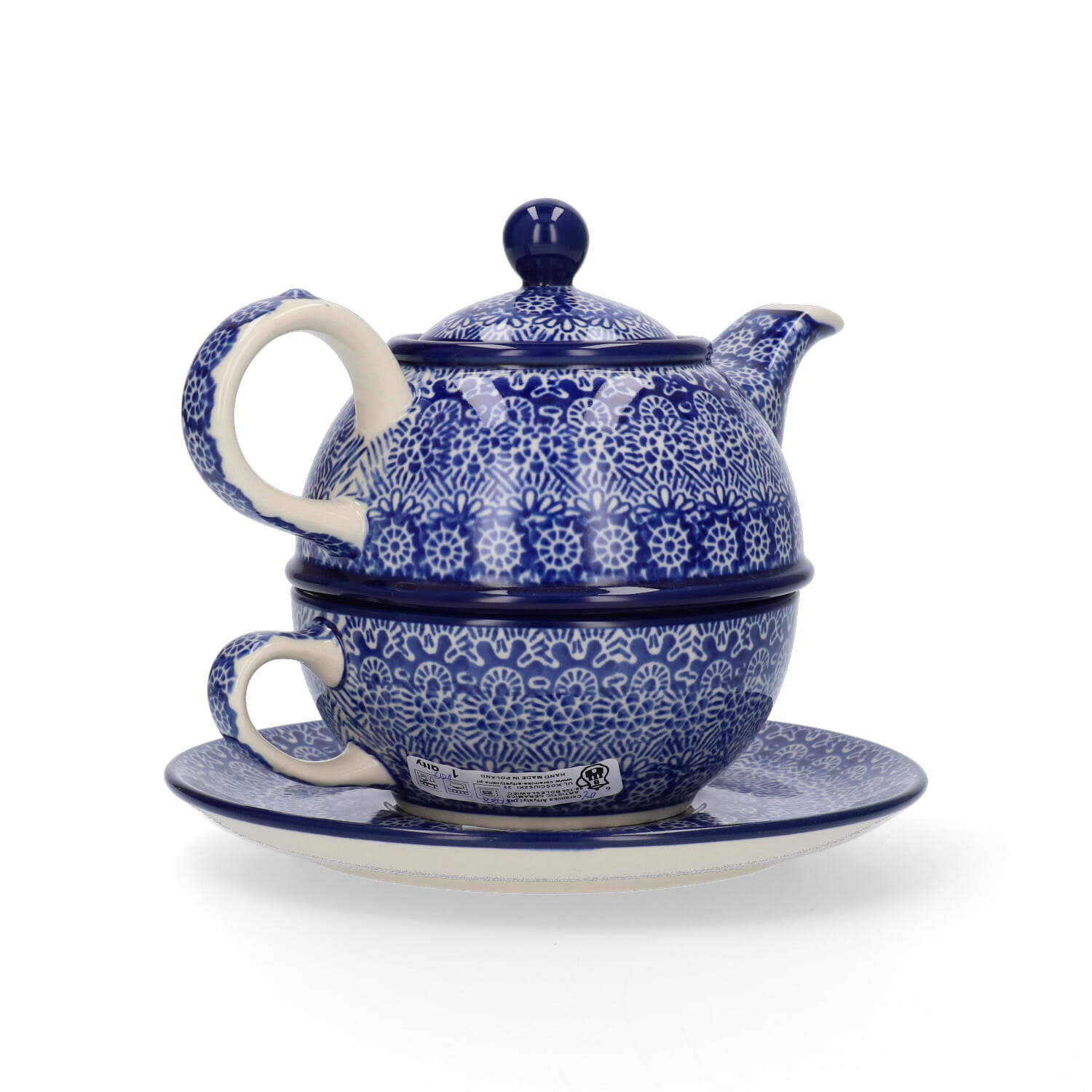 Bunzlau Castle Keramik Set Tea for One 600 ml - Lace