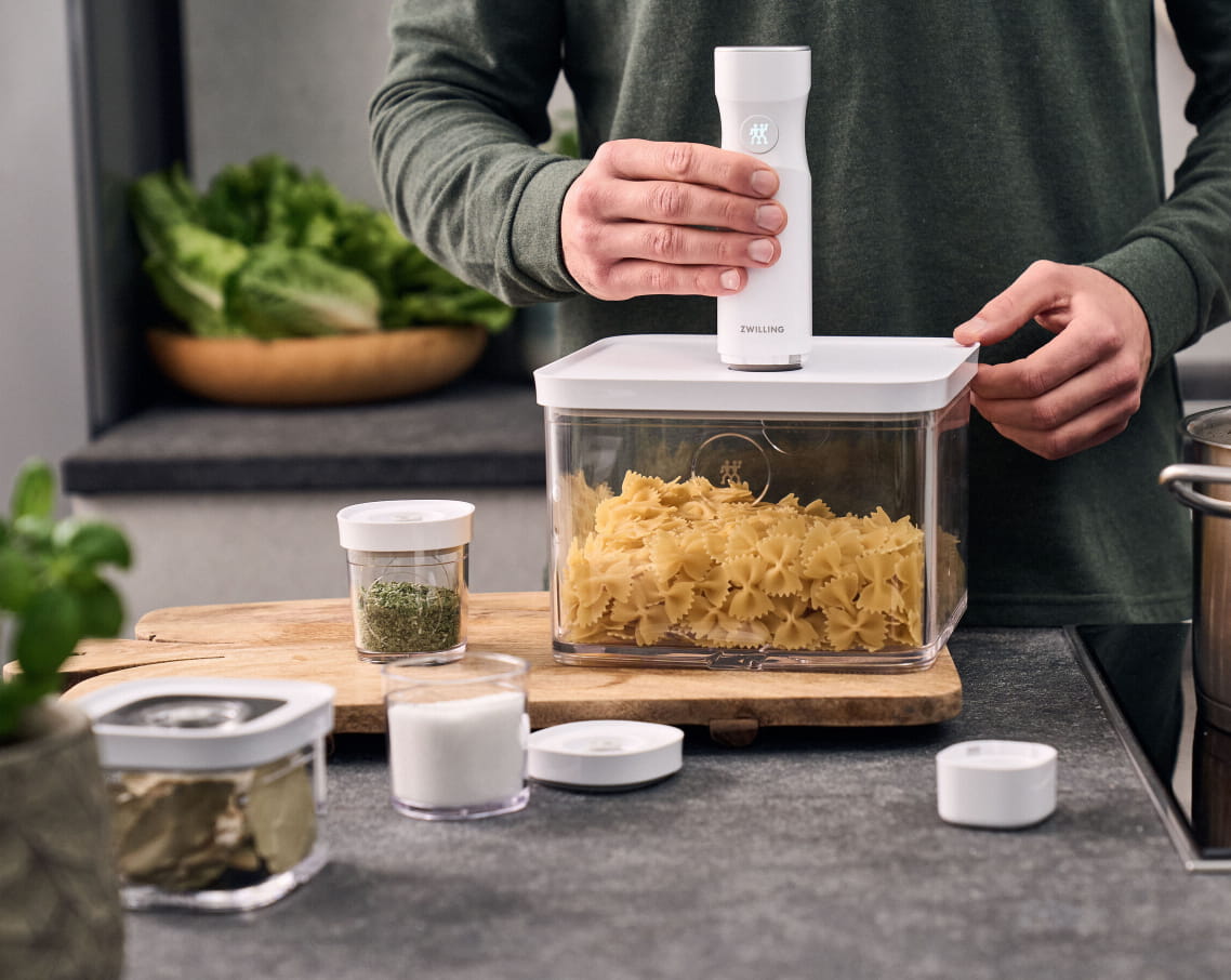 Zwilling Fresh & Save Cube Box 3S, Transparent-Weiß