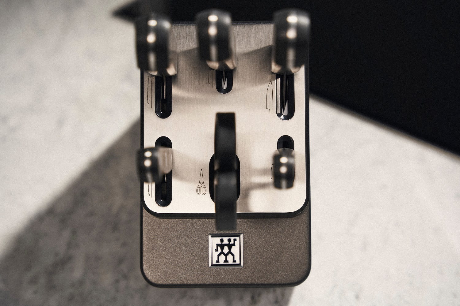 Zwilling Gourmet Sharp Block Messerblock 7-tlg., Grau