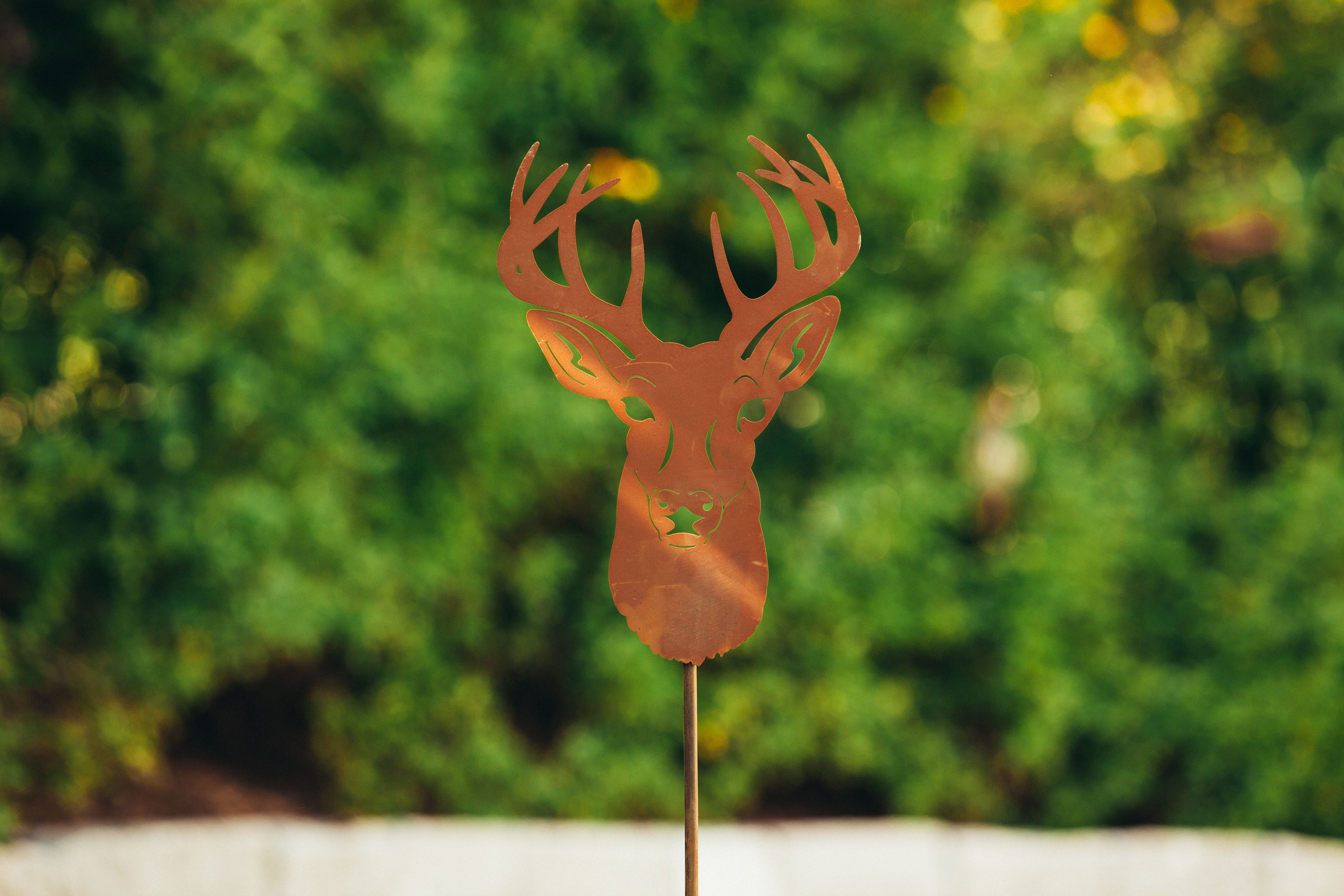 Ferrum Art Design Rost Gartenstab "Stolzer Hirsch"