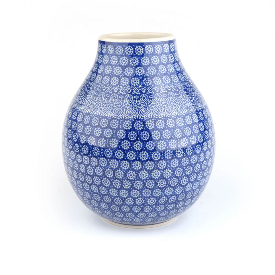 Bunzlau Castle Keramik Vase 4,4 l - Lace