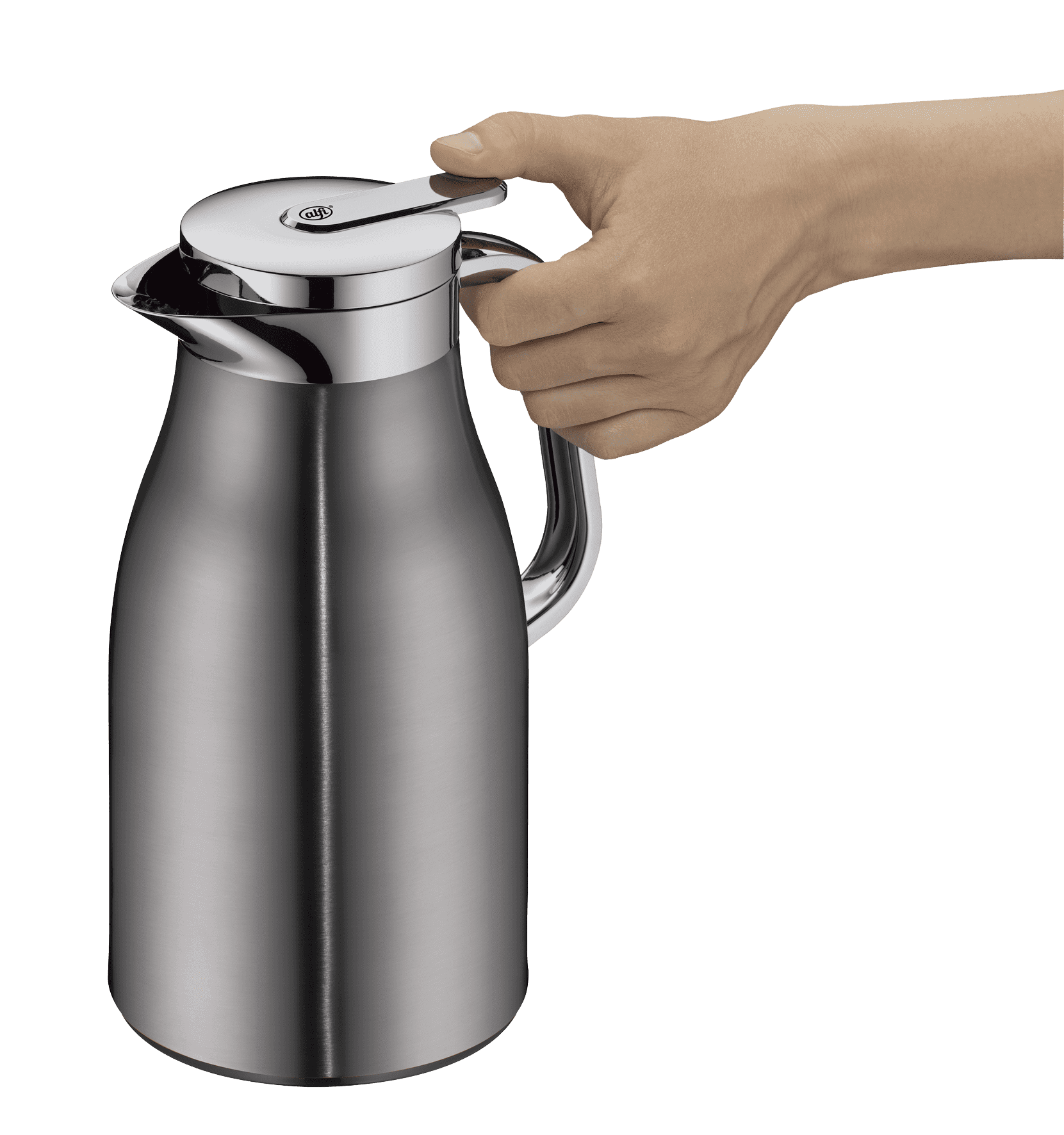 alfi Isolierkanne Skyline cool grey 1,0l