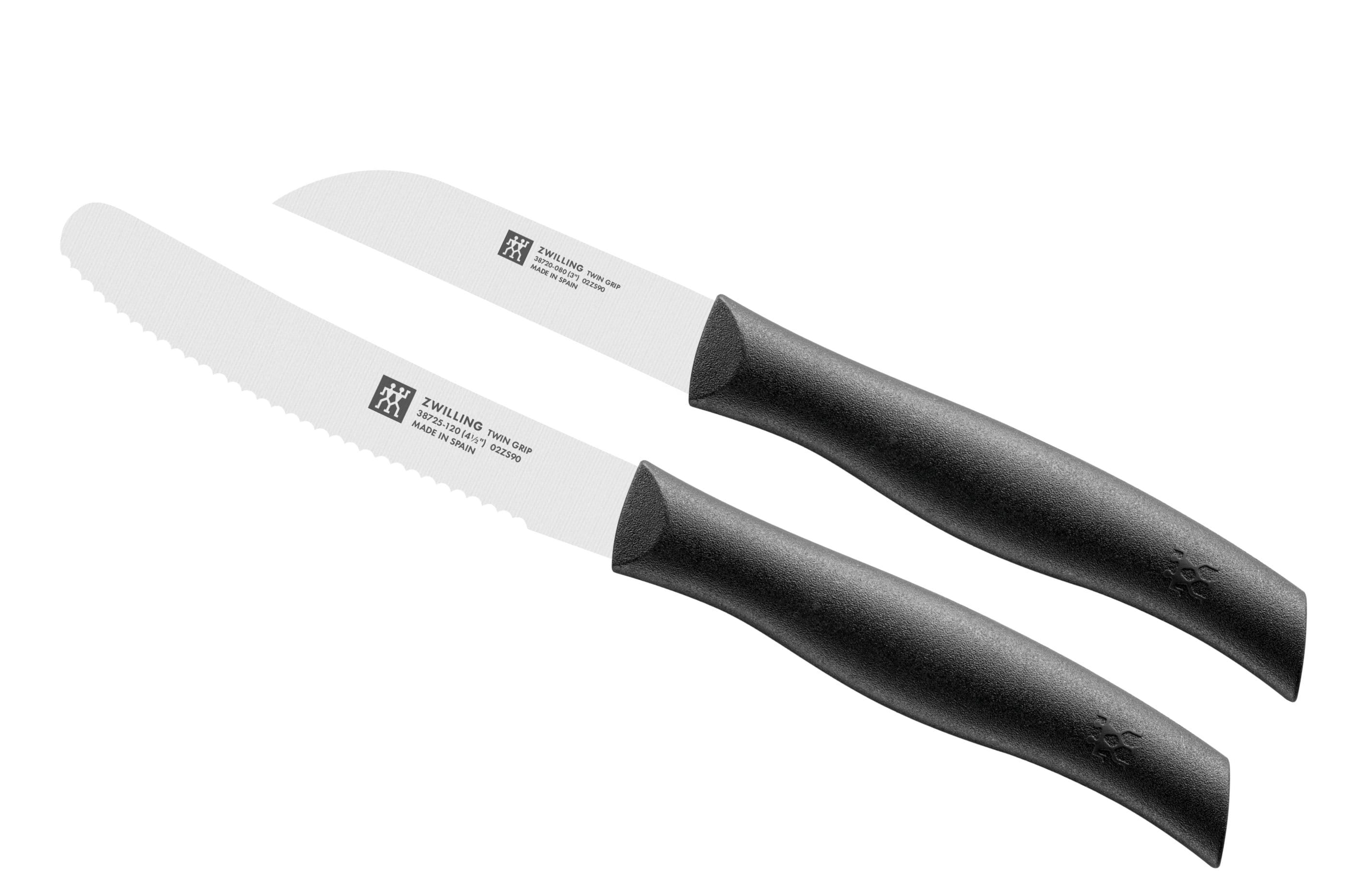 Zwilling Twin Grip Messerset 2-tlg Schwarz