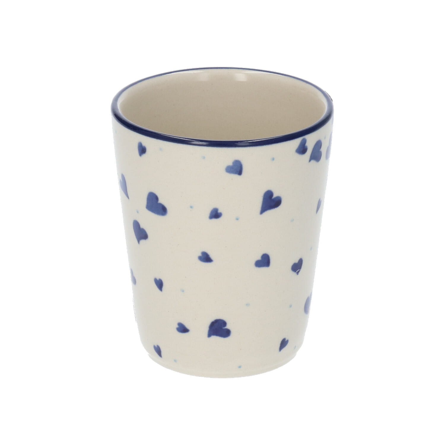 Bunzlau Castle Keramik Becher Tumbler 240 ml - Hearts