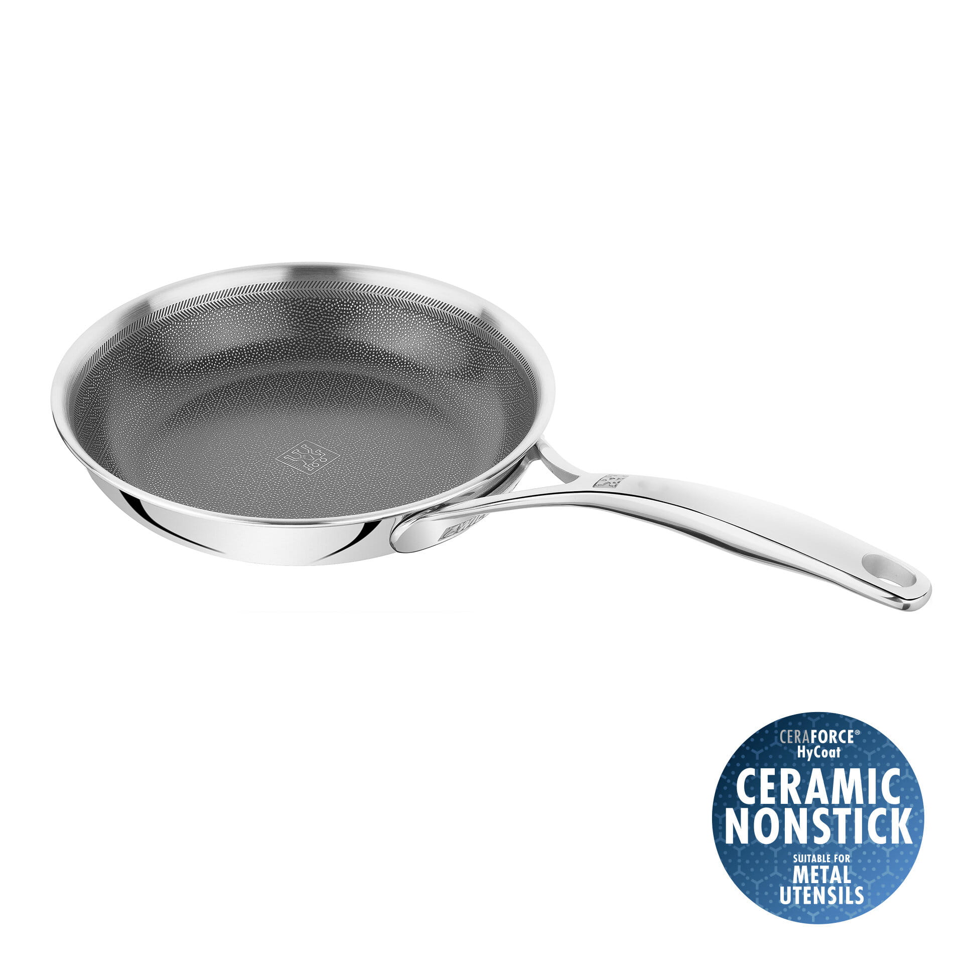 ZWILLING Peak Bratpfanne 20 cm - 18/10 Edelstahl & Keramische Antihaft-Beschichtung