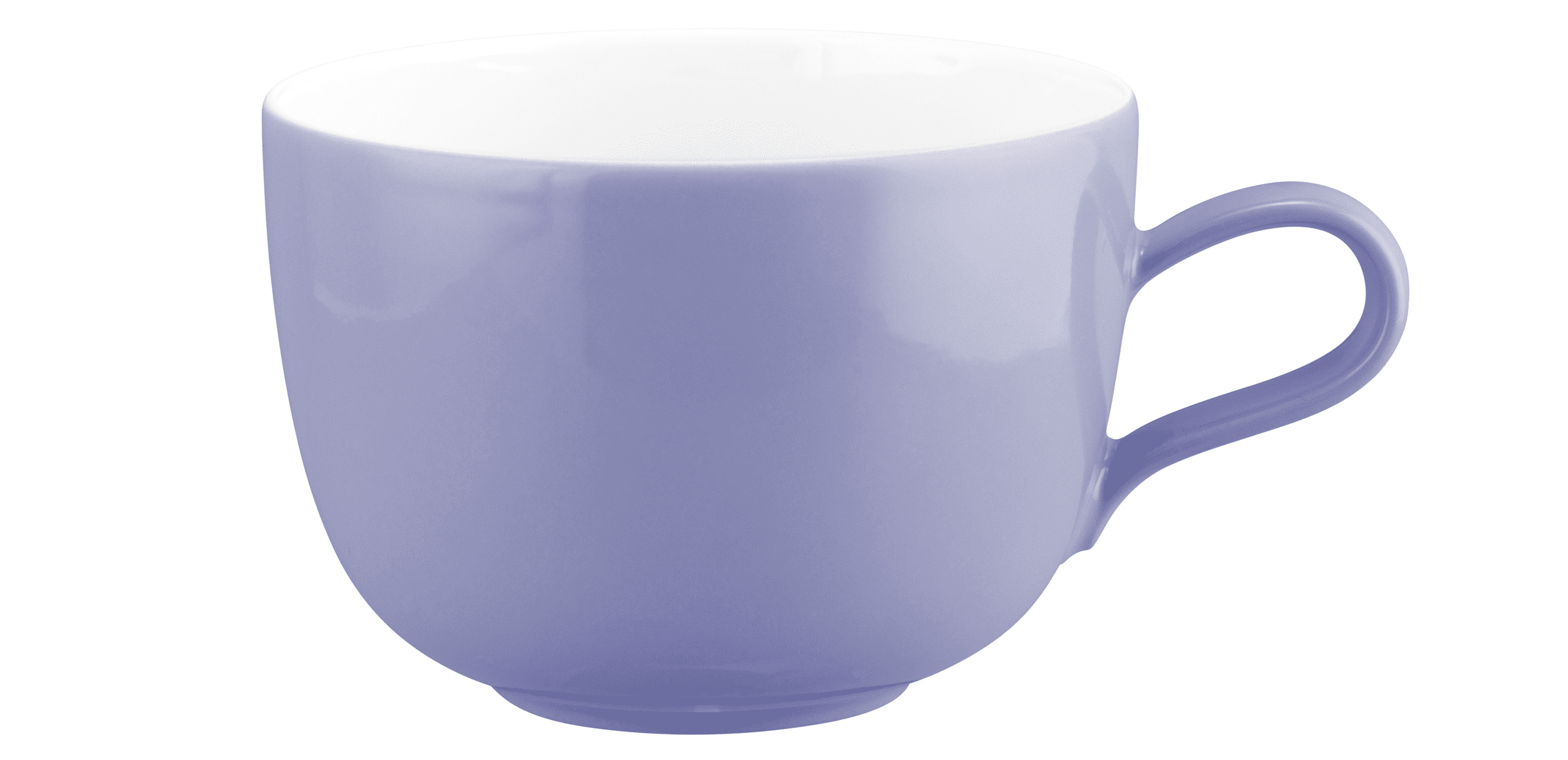 Seltmann Porzellan Liberty Pure Colors grape purple Milchkaffeeobertasse 0,38 l