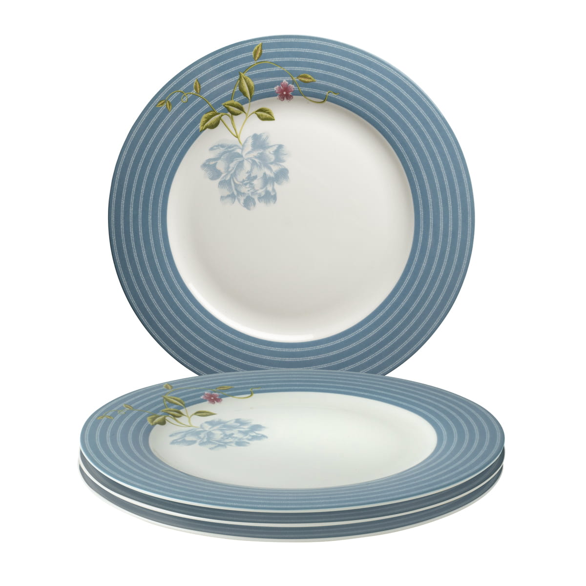 Laura Ashley Heritage Porzellan Seaspray Candy Teller 26 cm Set 4tlg