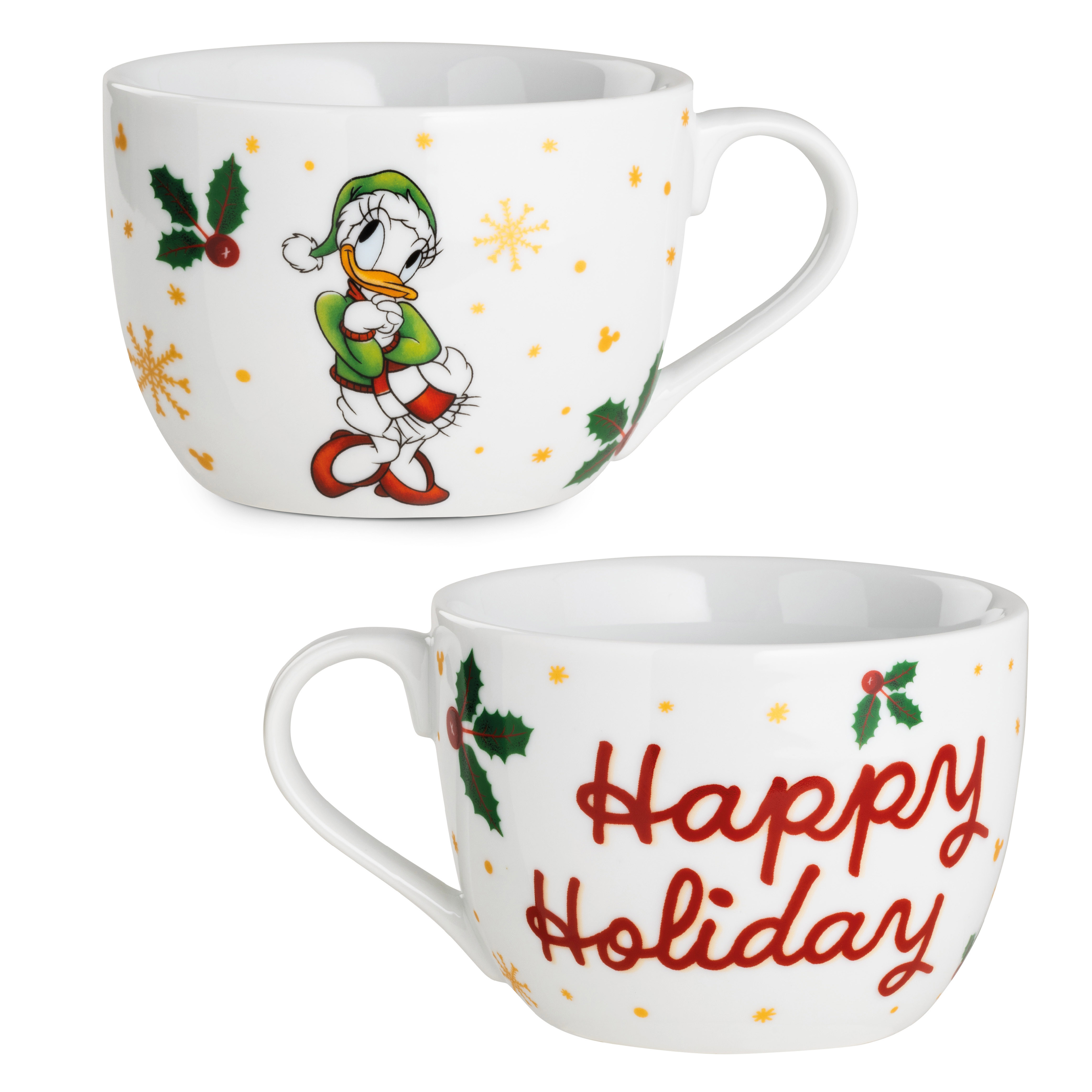 Gilde Disney Cappucinotasse Daisy Duck - Winter Magic - 520ml