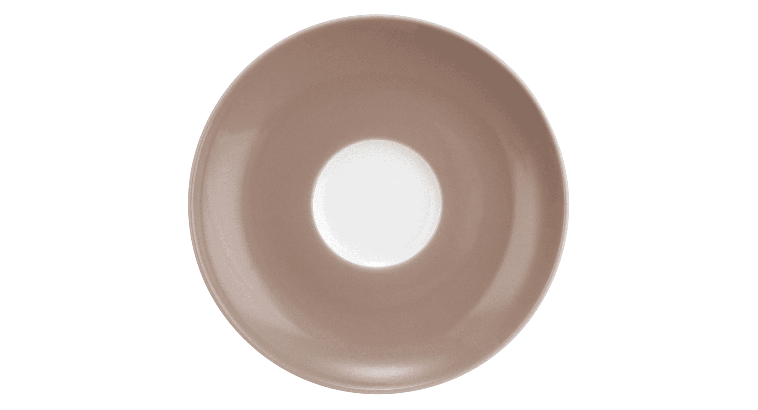 Seltmann Porzellan Liberty Pure Colors cocoa brown Espressountertasse 12 cm