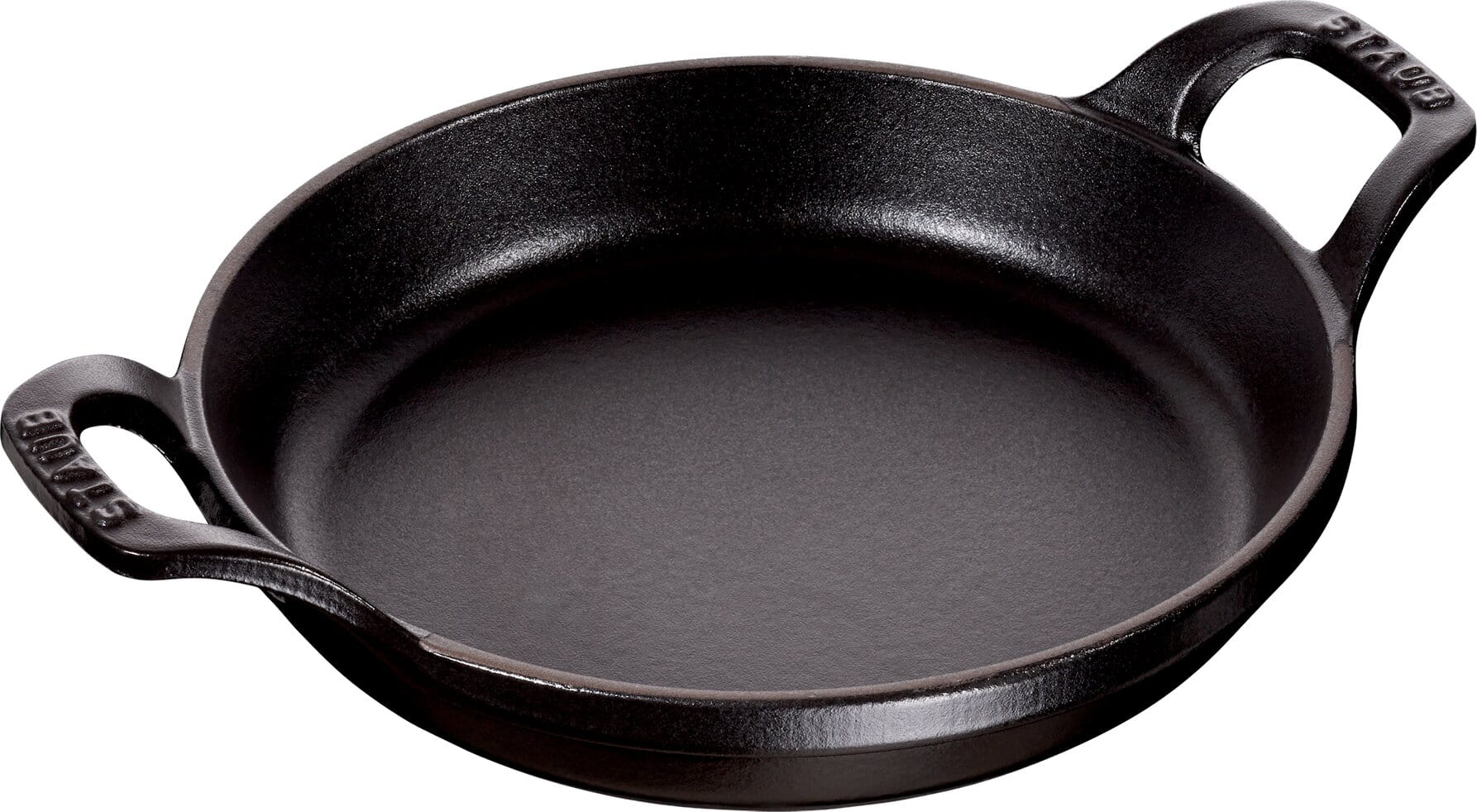 Staub Mini  Formen Mini Auflaufform rund 12cm schwarz