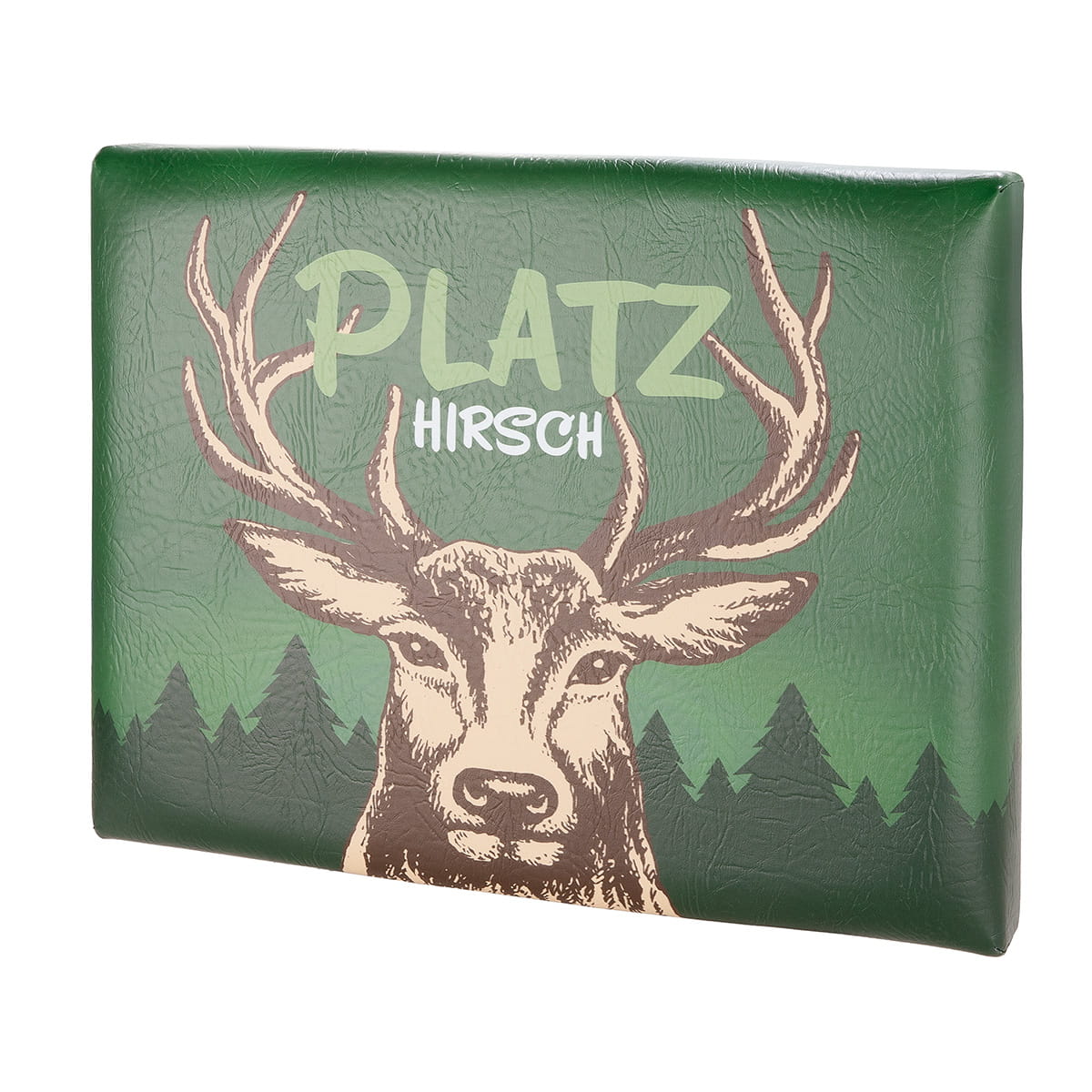 Gilde Sitzpolster für Getränke-/Bierkiste Waidmannsheil "Platz Hirsch" 34 x 44 cm Lifestylefoto