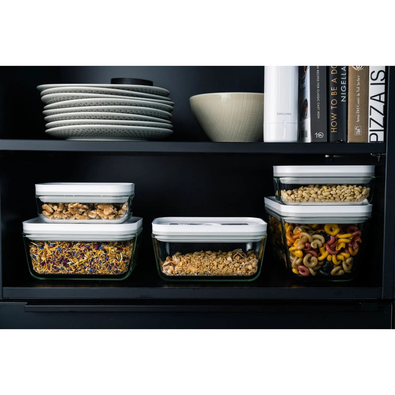 Zwilling Fresh & Save Vakuum Boxset 3-tlg.  S/M/L Glas Grau