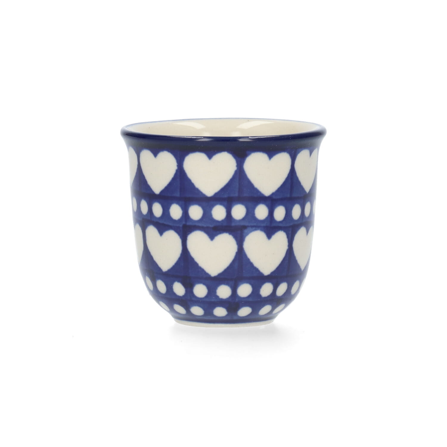 Bunzlau Castle Keramik Becher Tulip 70 ml - Blue Valentine