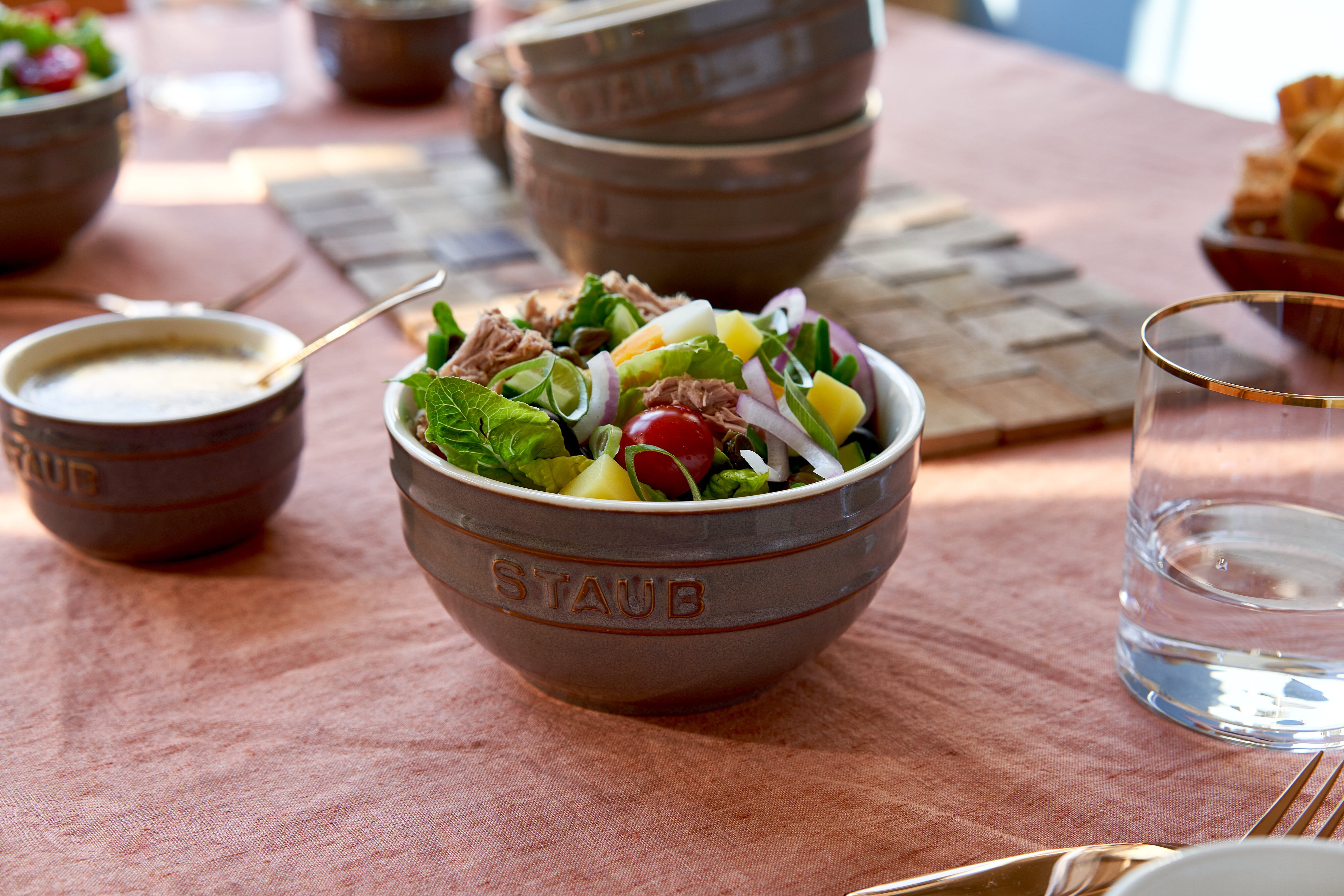 Staub Keramik Schüssel 14cm, ancient grey