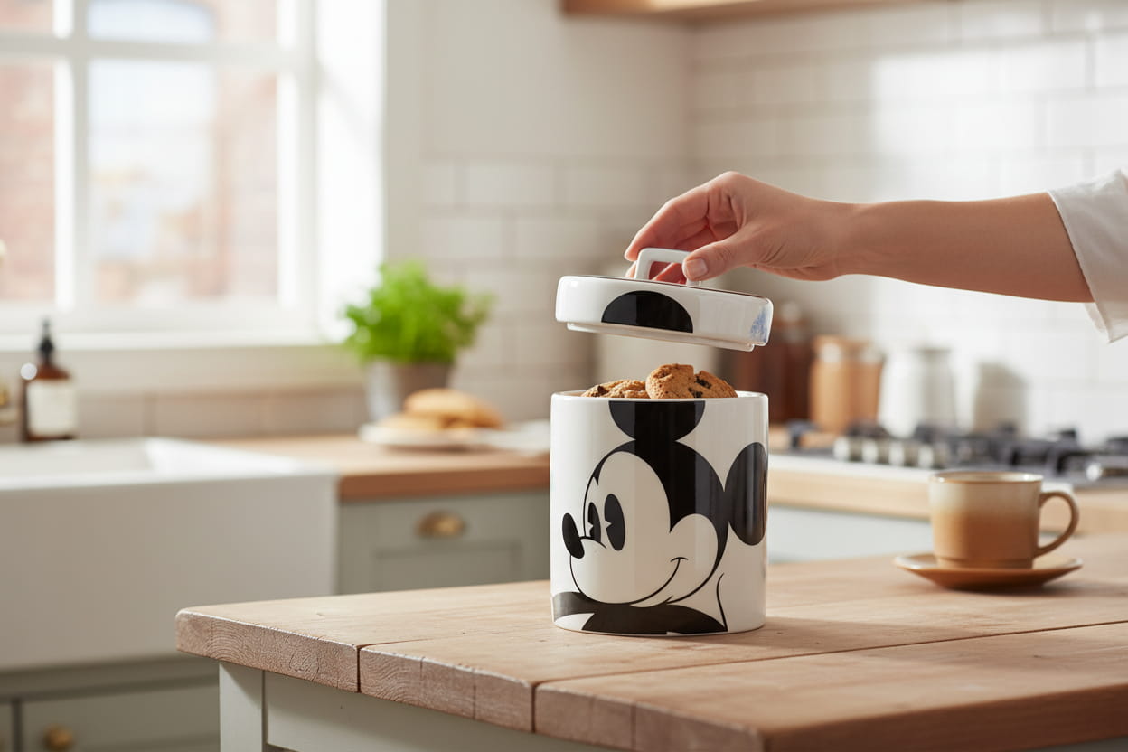 Gilde Disney Porzellan Vorratsdose „Mickey - Enjoy“