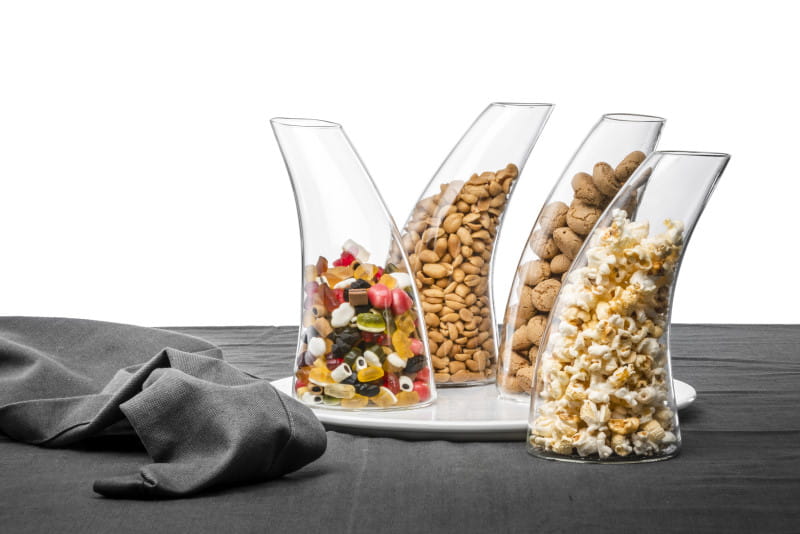 Eisch Glas Trattoria LoungeCaraffe Nuss-Spender 958/2 in Geschenkröhre