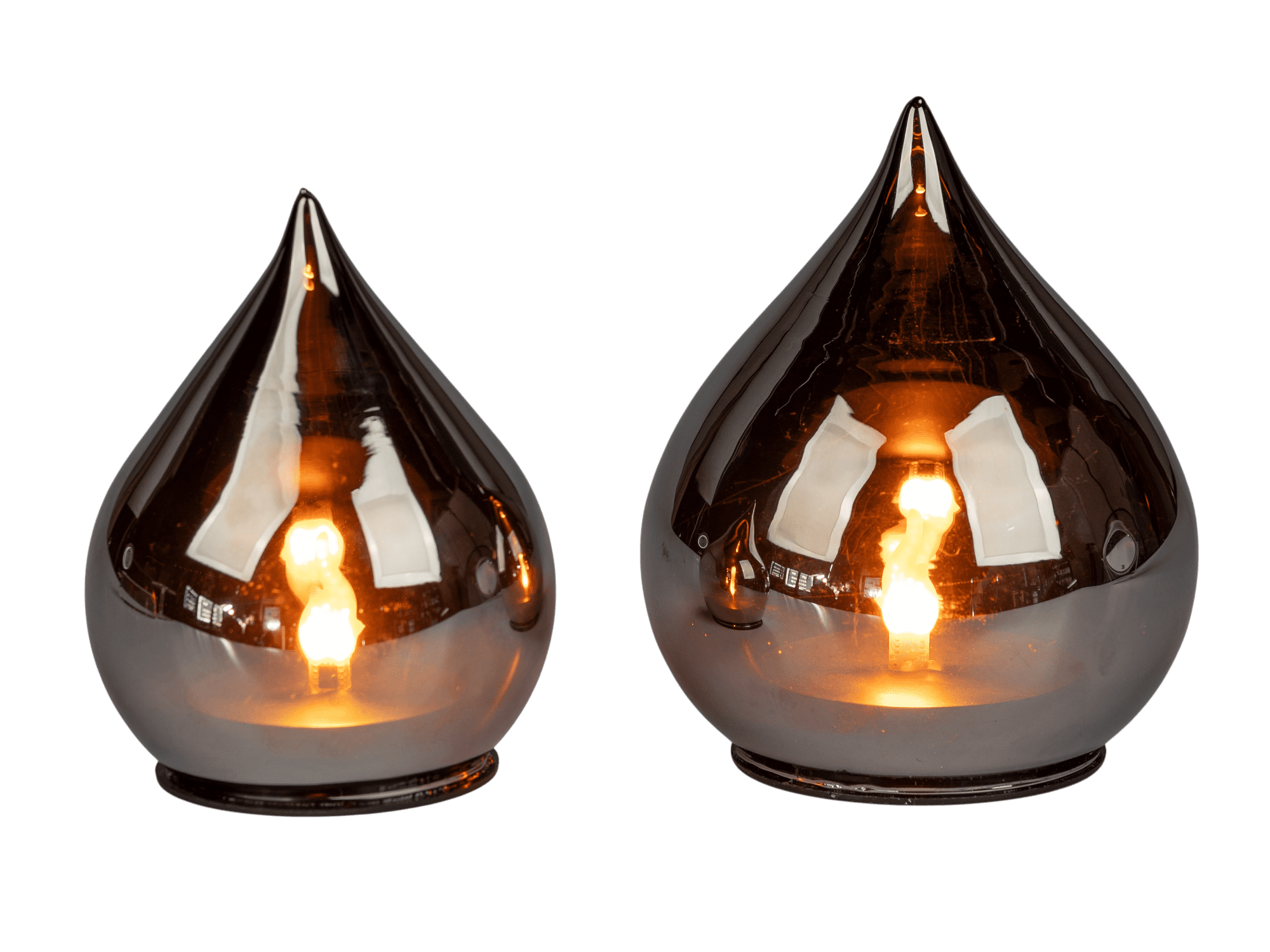 formano Tropfen Magic Flame mit LED-Licht & Timer