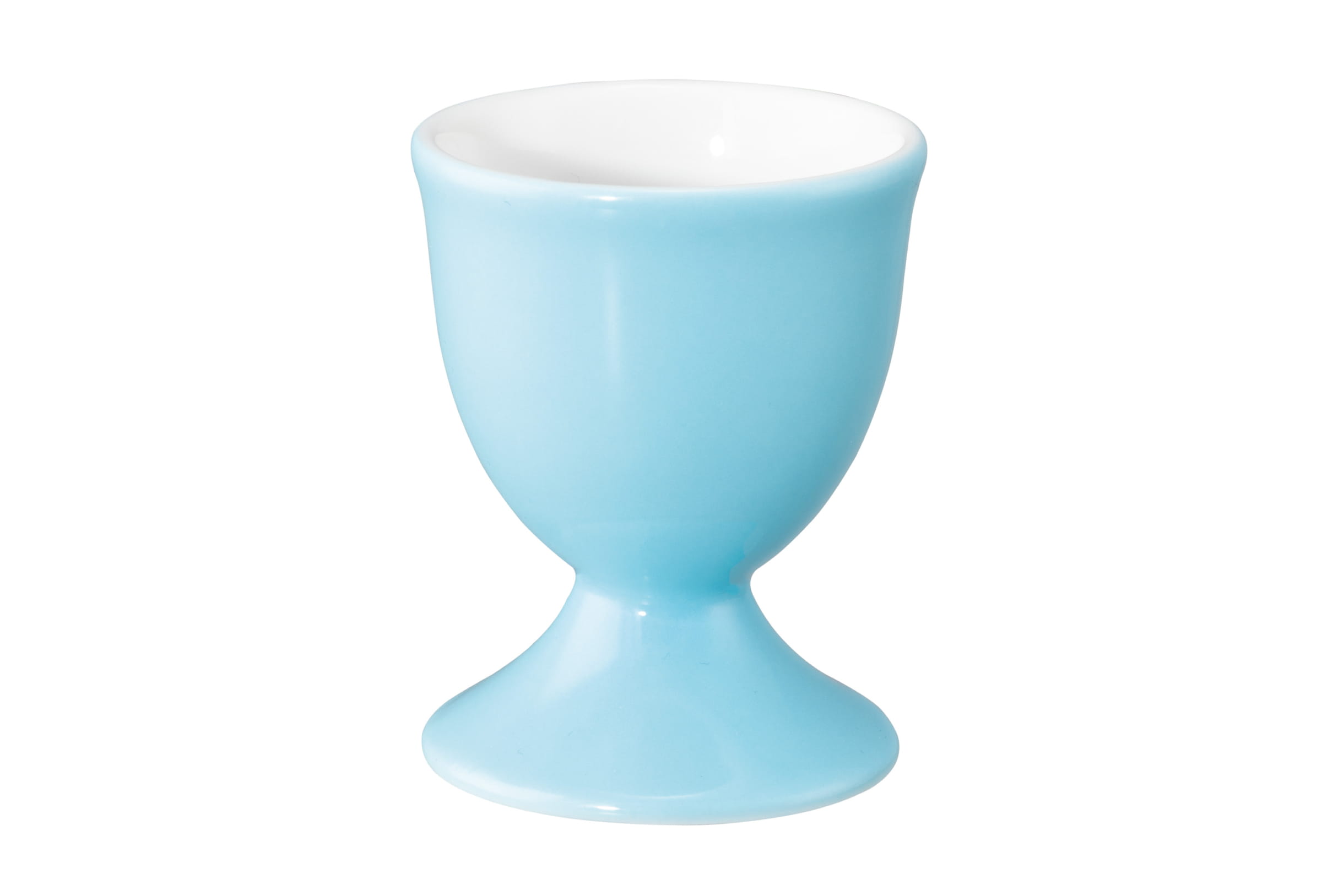 Seltmann Porzellan Liberty Pure Colors lagoon blue Eierbecher auf Fuß
