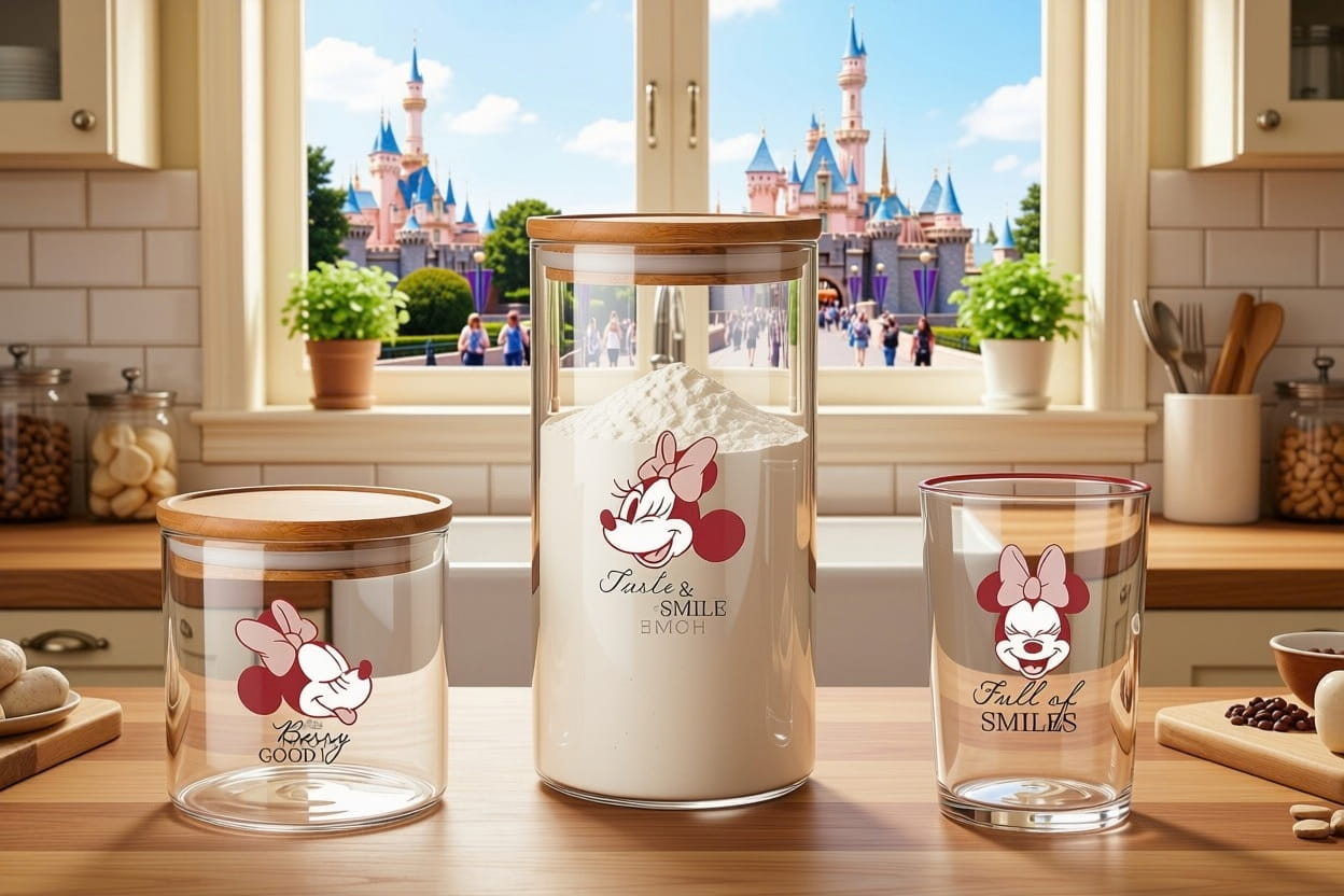 Gilde Disney Trinkglas Minnie Mouse - Good Company - Full of smiles
