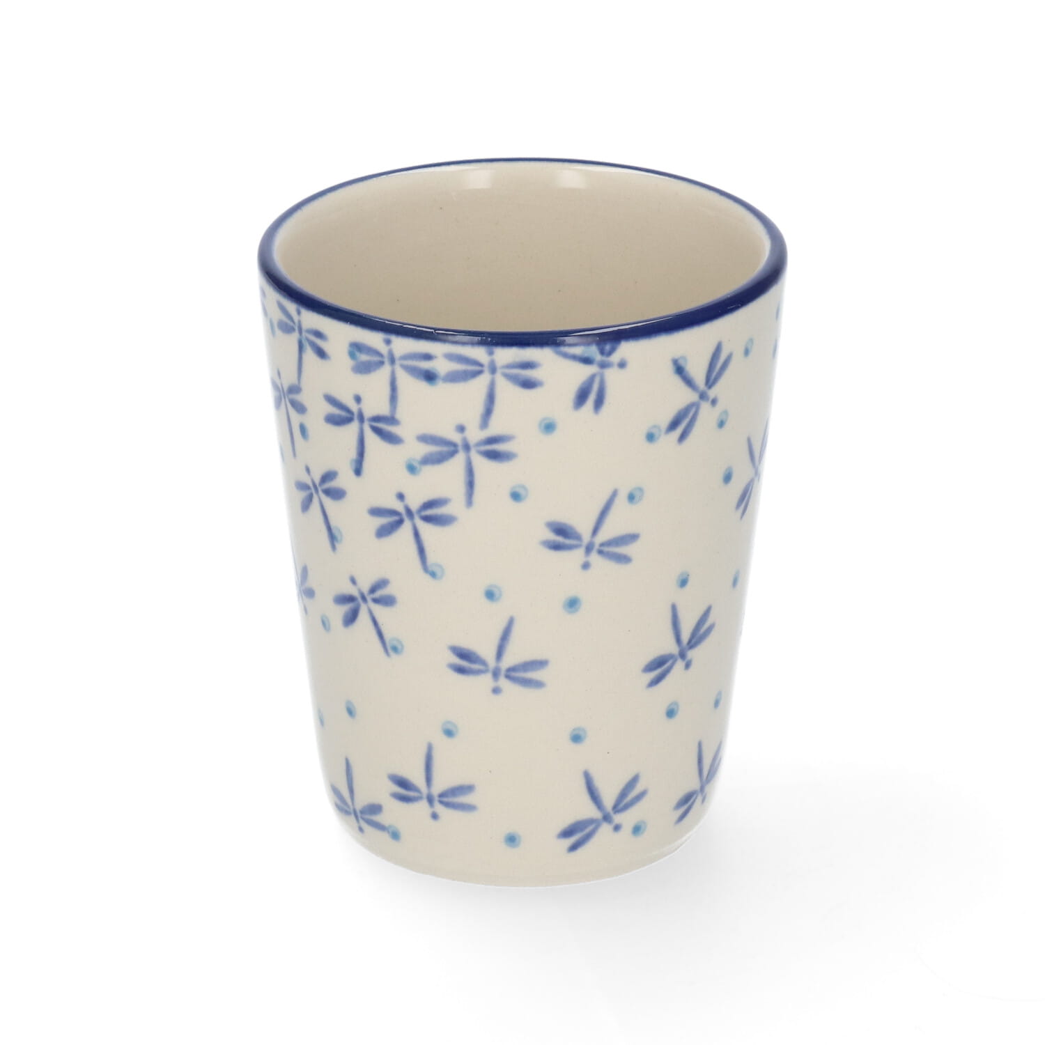 Bunzlau Castle Keramik Becher Tumbler 240 ml - Damselfly